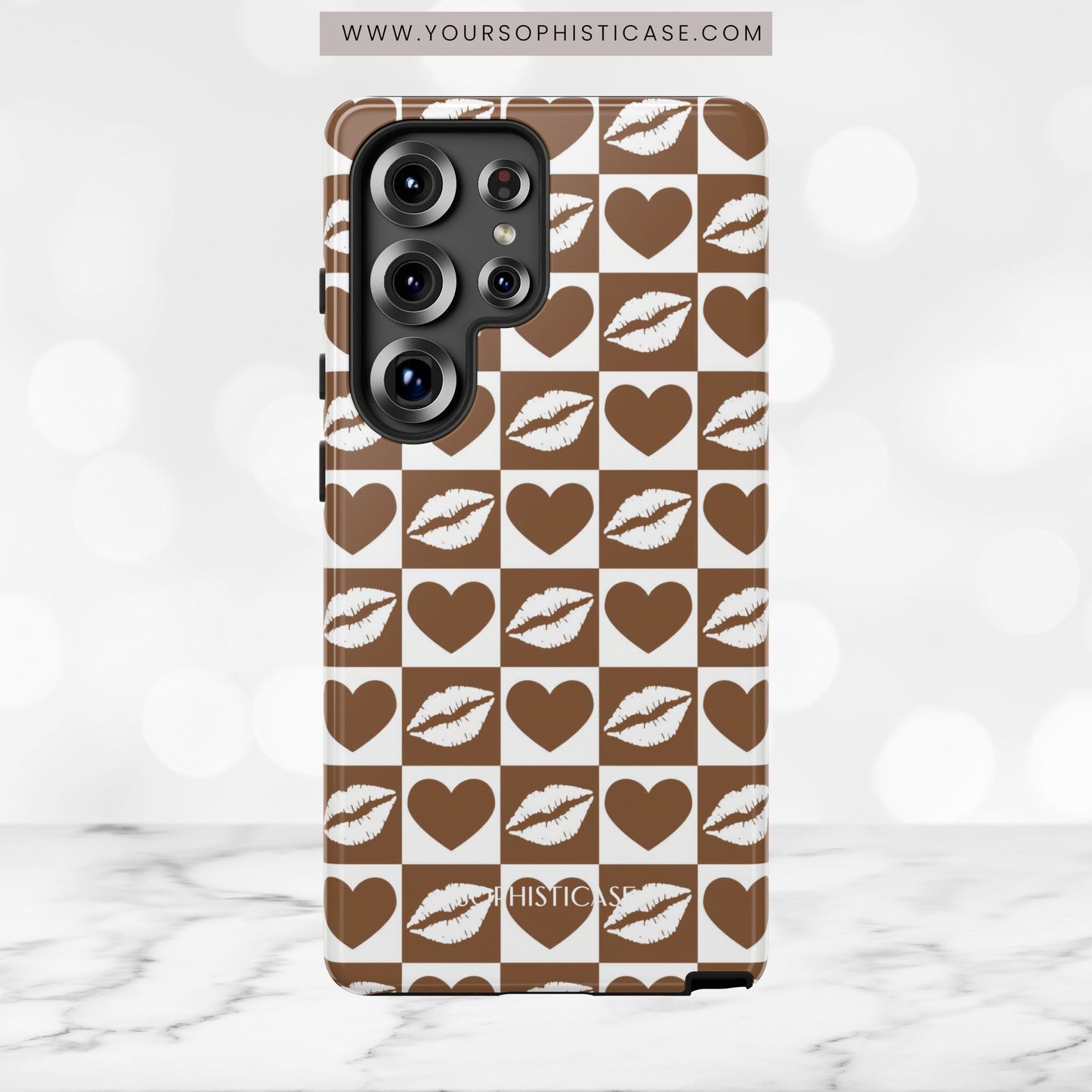 Belle Amie in Deep Brown - Tough Phone Case