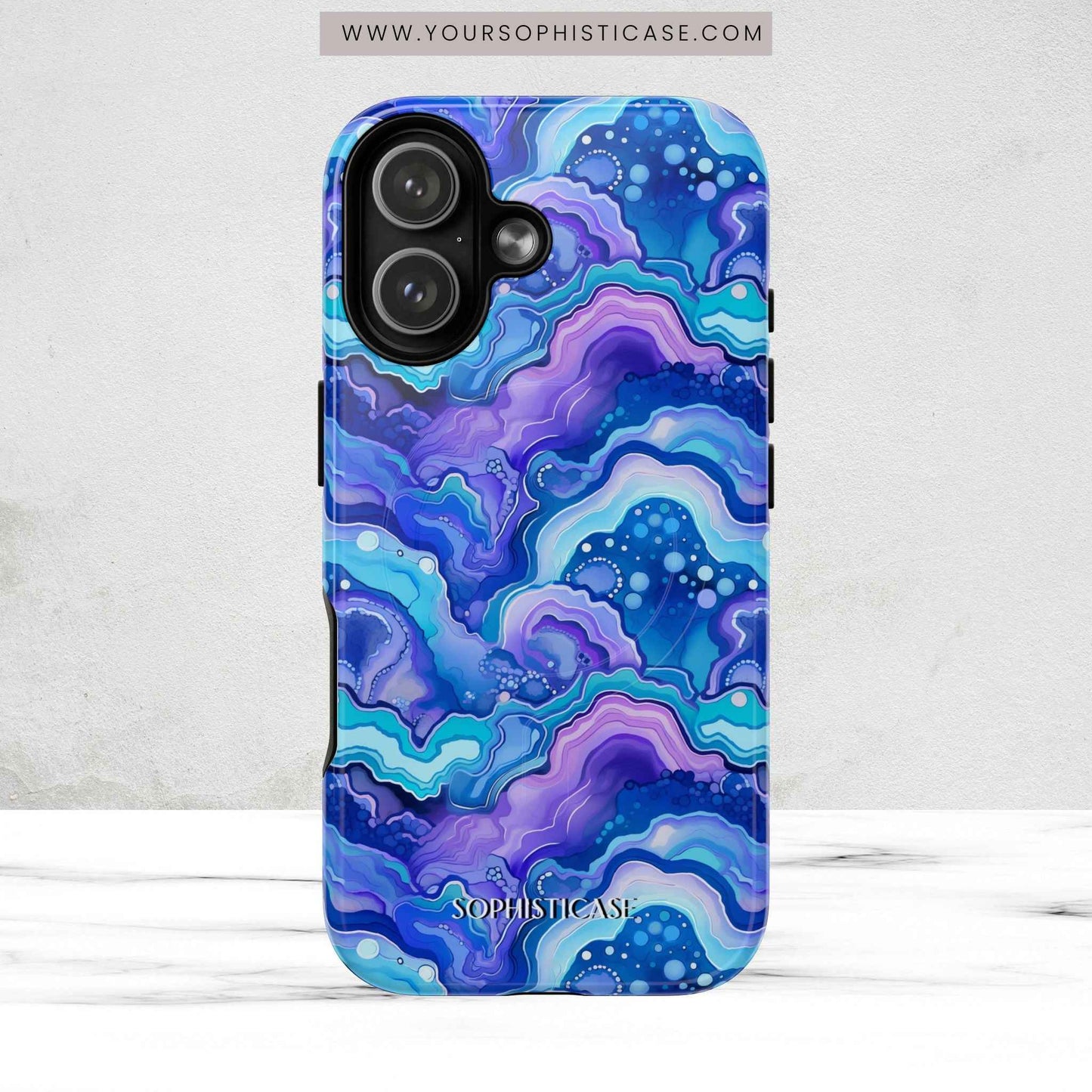 Nightstone in Lapis Wave - Magsafe Case