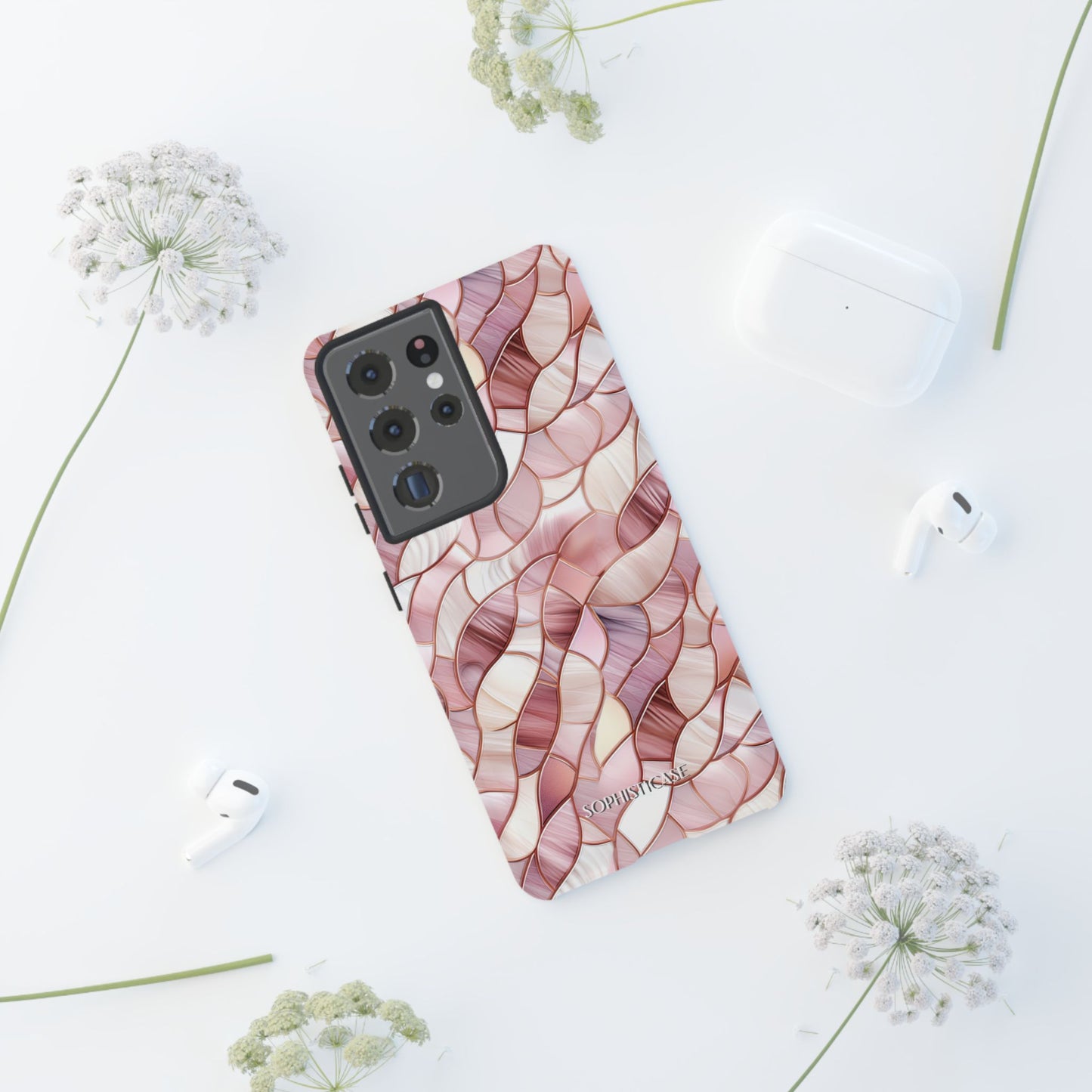 Rose' Runway in Sweet Mosaic - Tough Phone Case