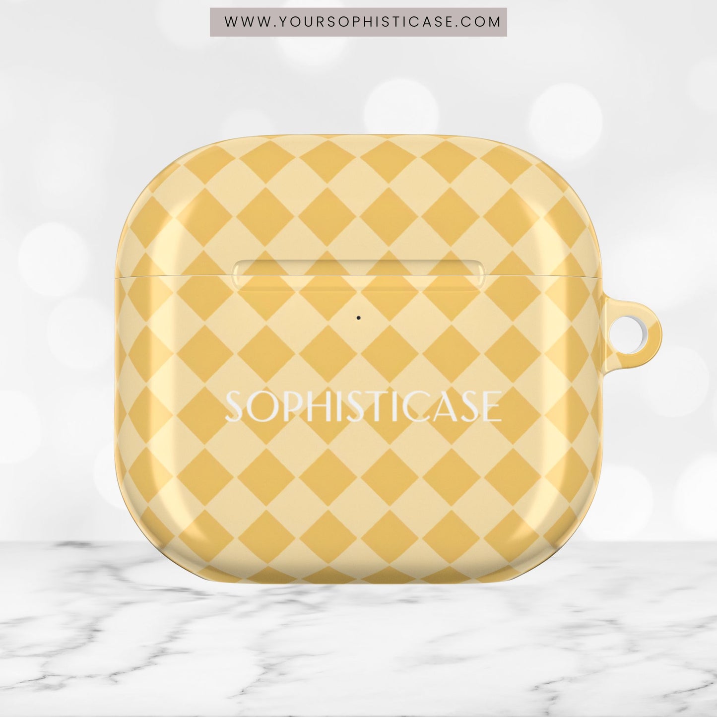 AirPod Cases - Diamond Diva in Mustard
