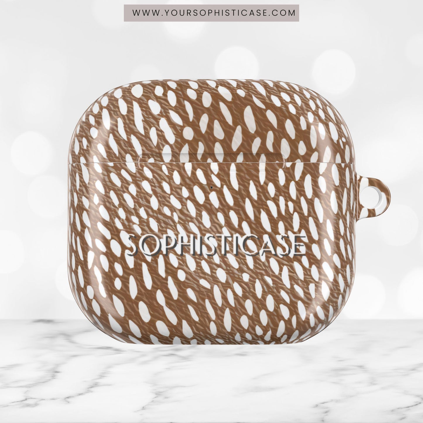 AirPod Cases - Oh Deer! in Brown