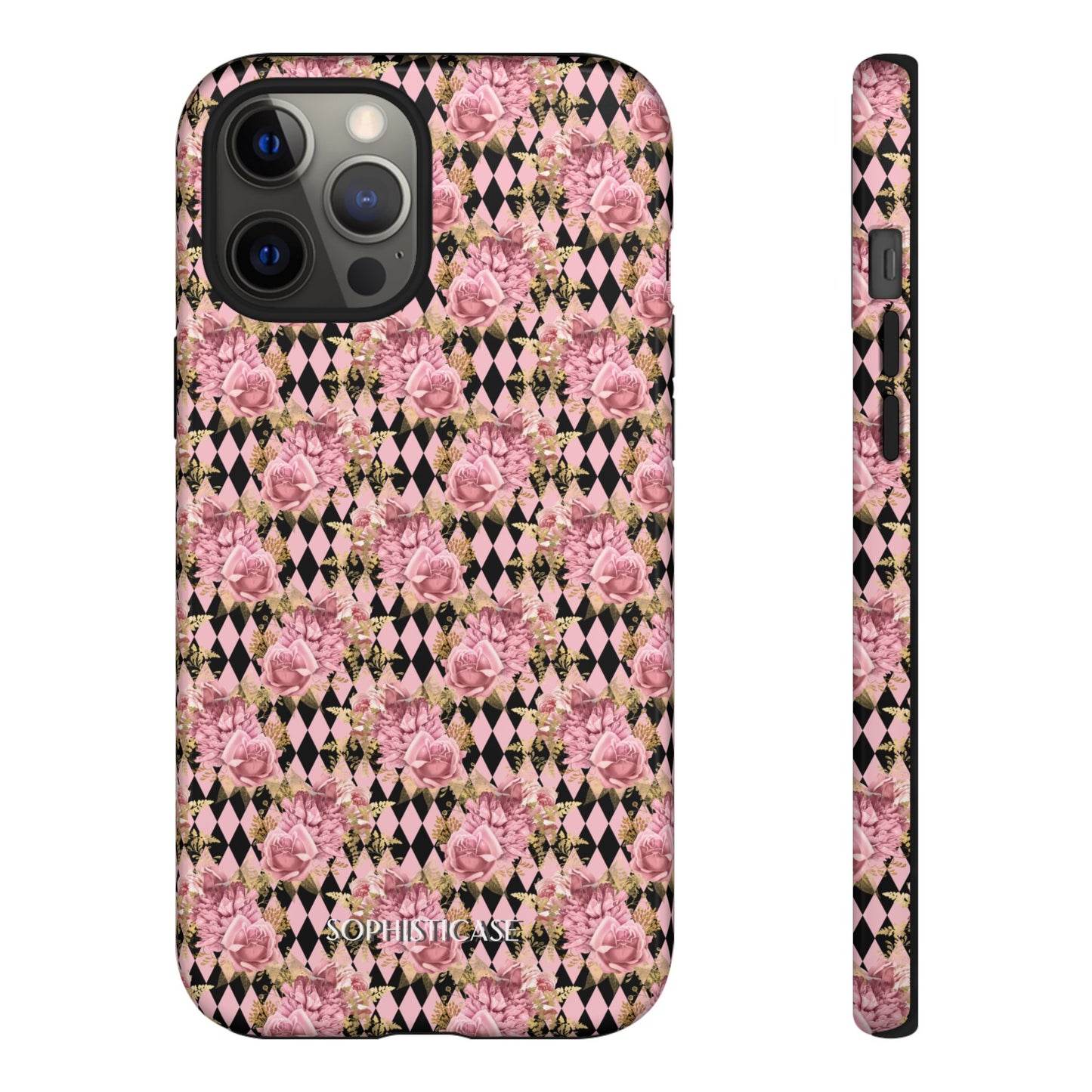 Rose Diamond Romance in Isolde - iPhone Case