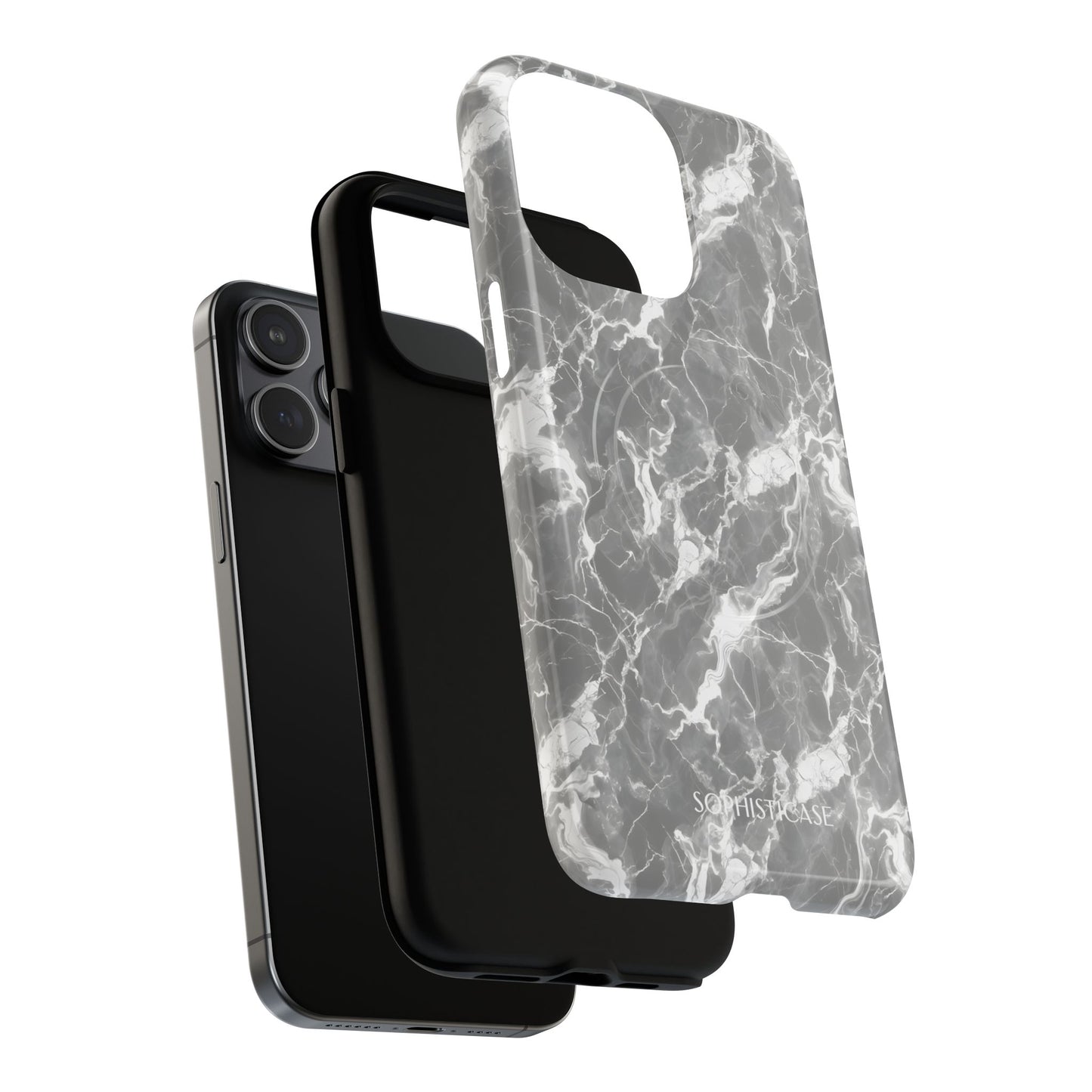 Marble Crush in Grey - Magsafe Case