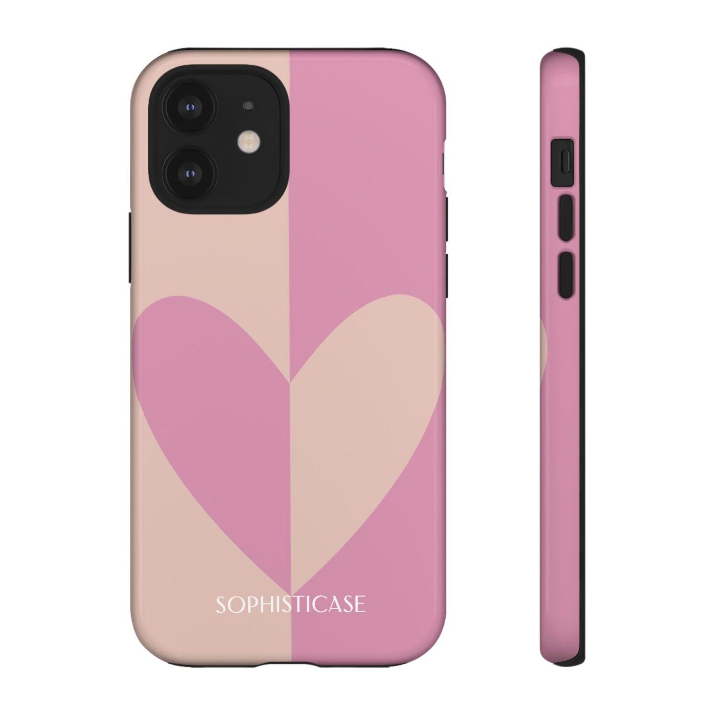 Be Mine in Pink and Brown - iPhone Case