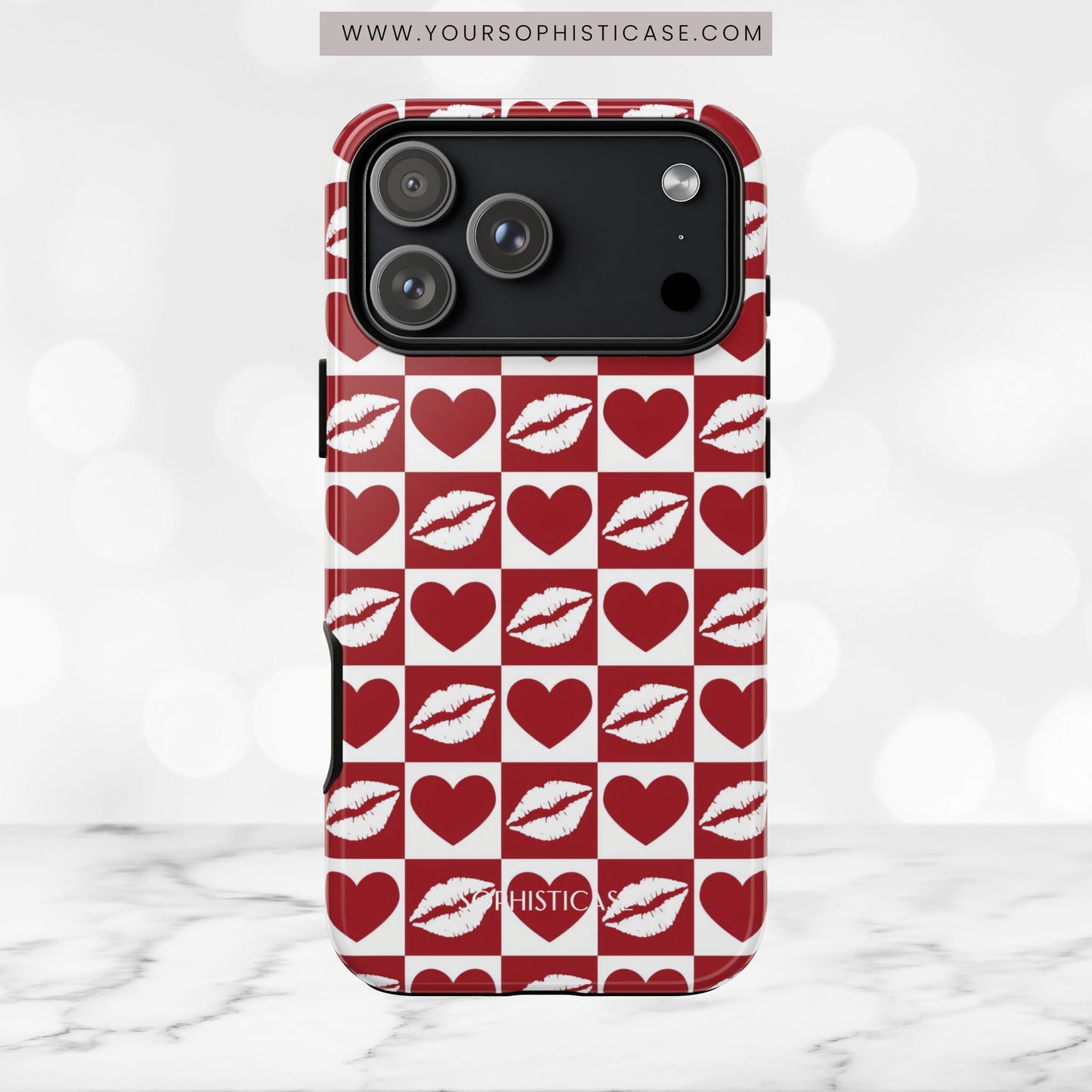Belle Amie in Red - iPhone Case