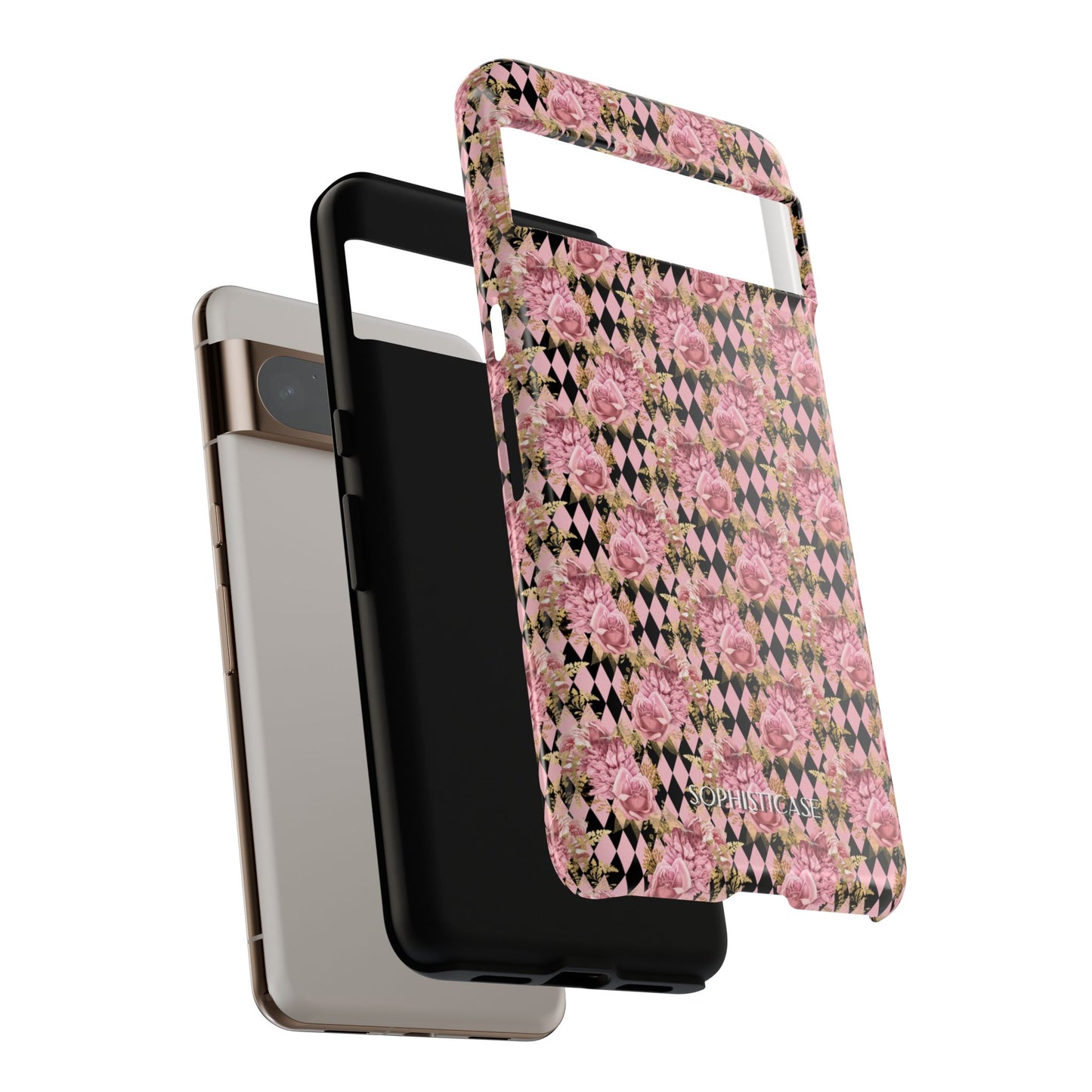 Rose Diamond Romance in Isolde - Tough Phone Case