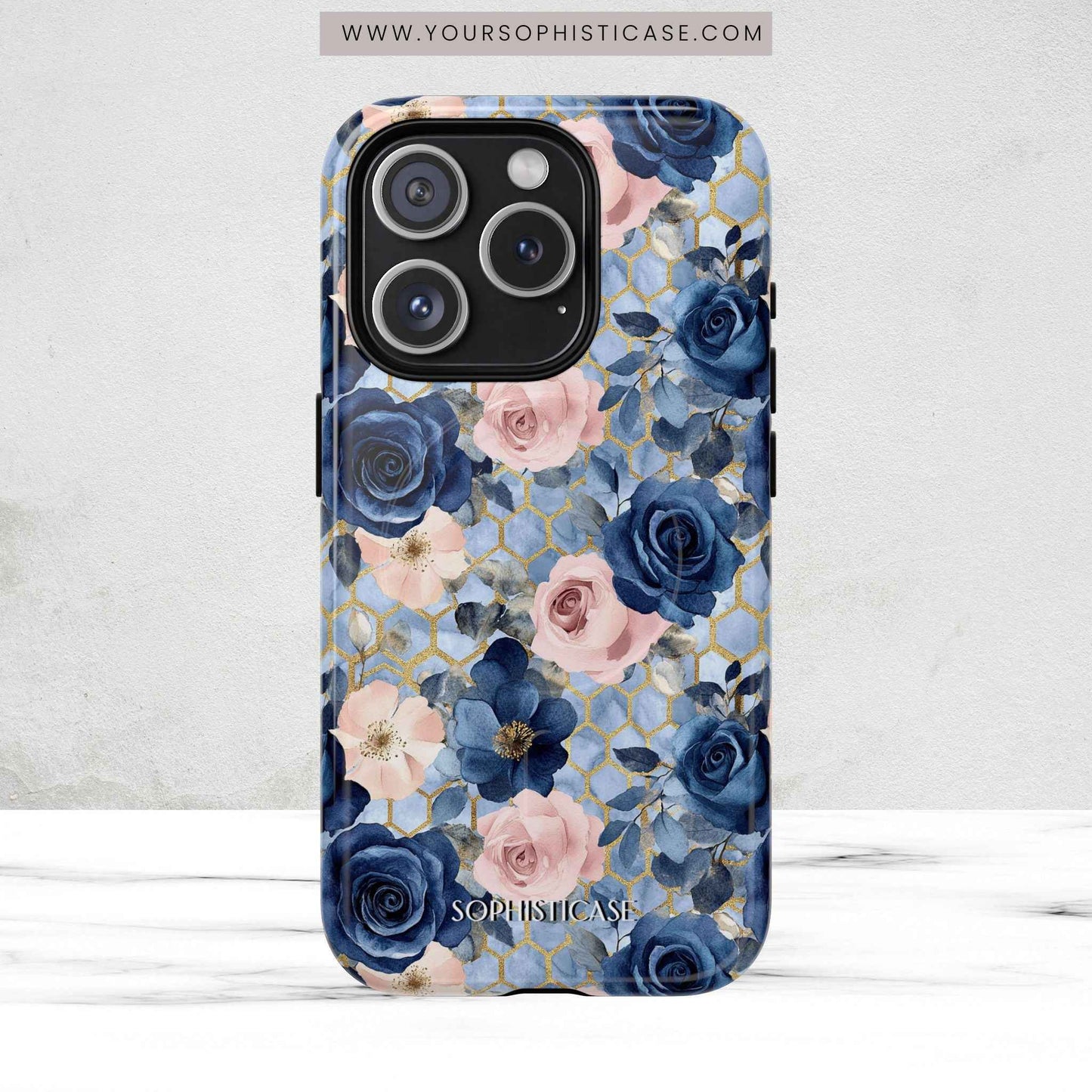 Royal Floral in Gilded Sky - iPhone Magsafe Case