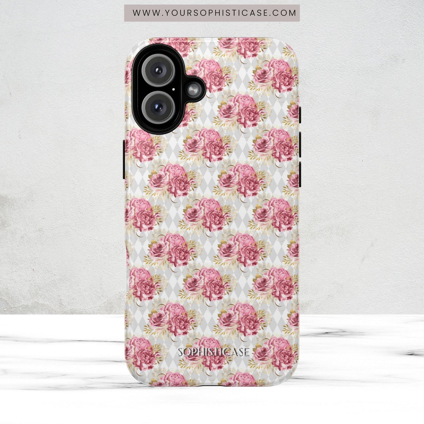 Rose Diamond Romance in Colette - Magsafe Case