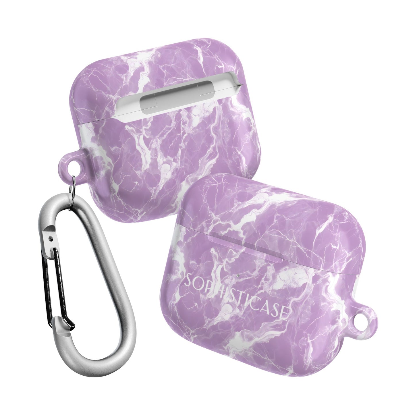 AirPod Cases - Marble Crush in Purple