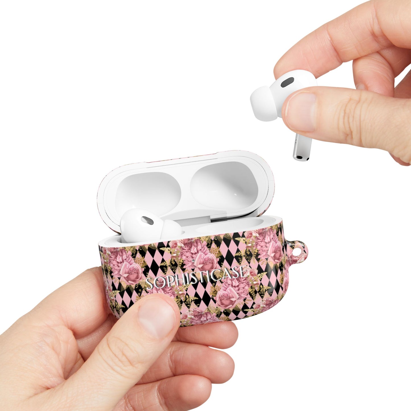 AirPod Cases - Rose Diamond Romance in Valentina