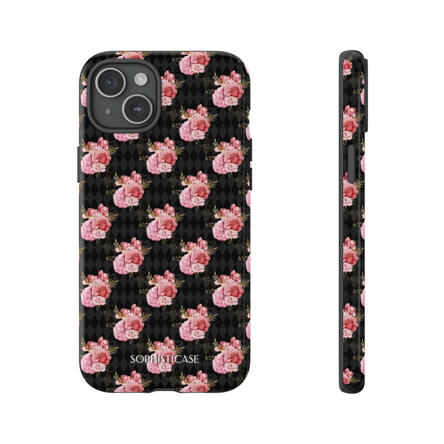 Rose Diamond Romance in Vivienne - Tough Phone Case