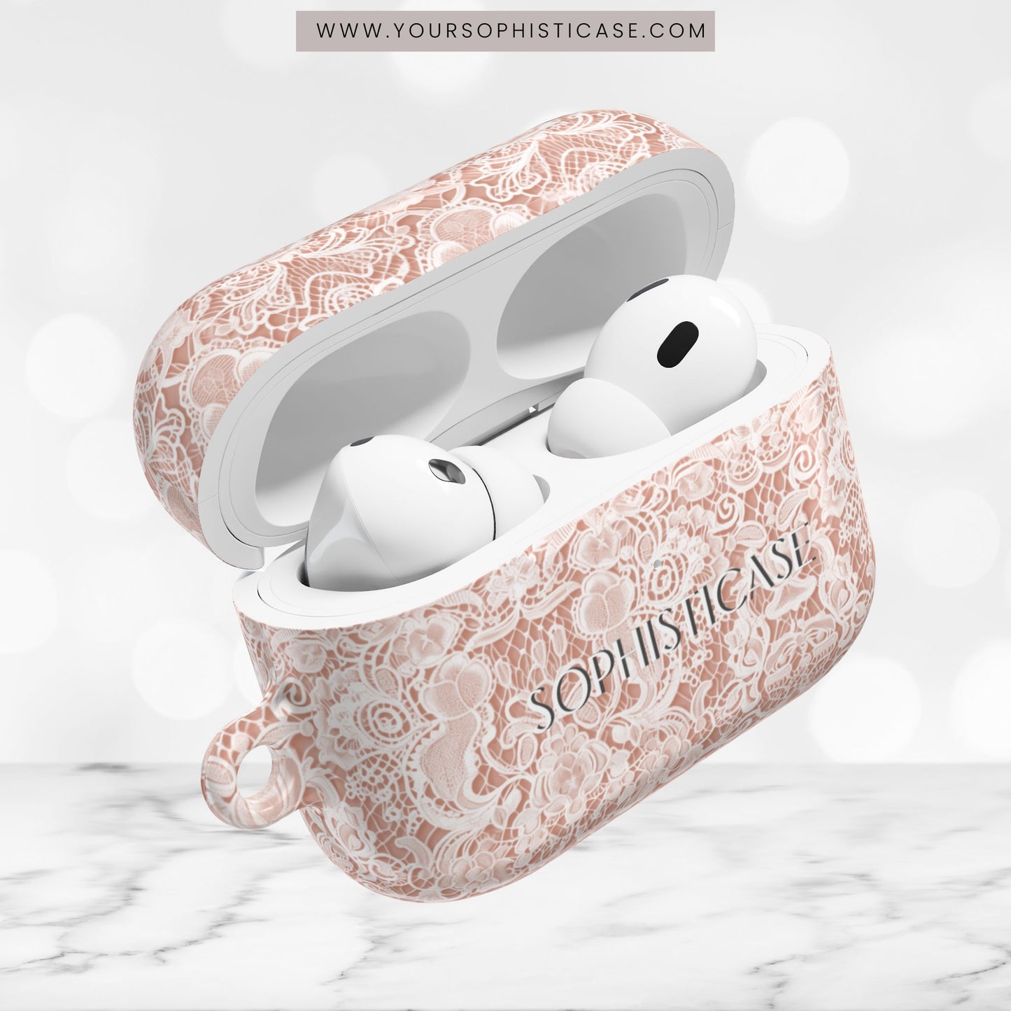 AirPod Cases - Luxe Lace in Brown