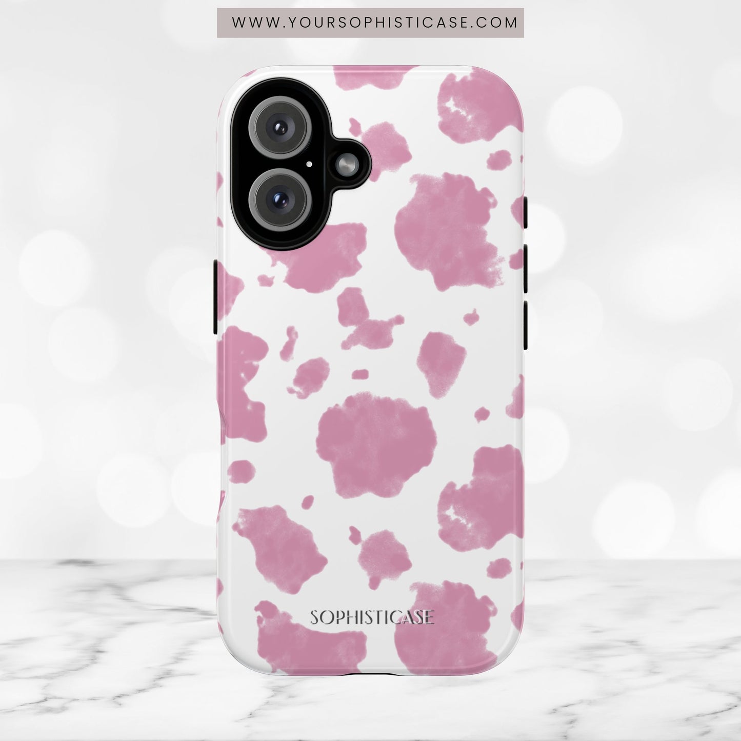 Holy Cow in Pink - iPhone Case