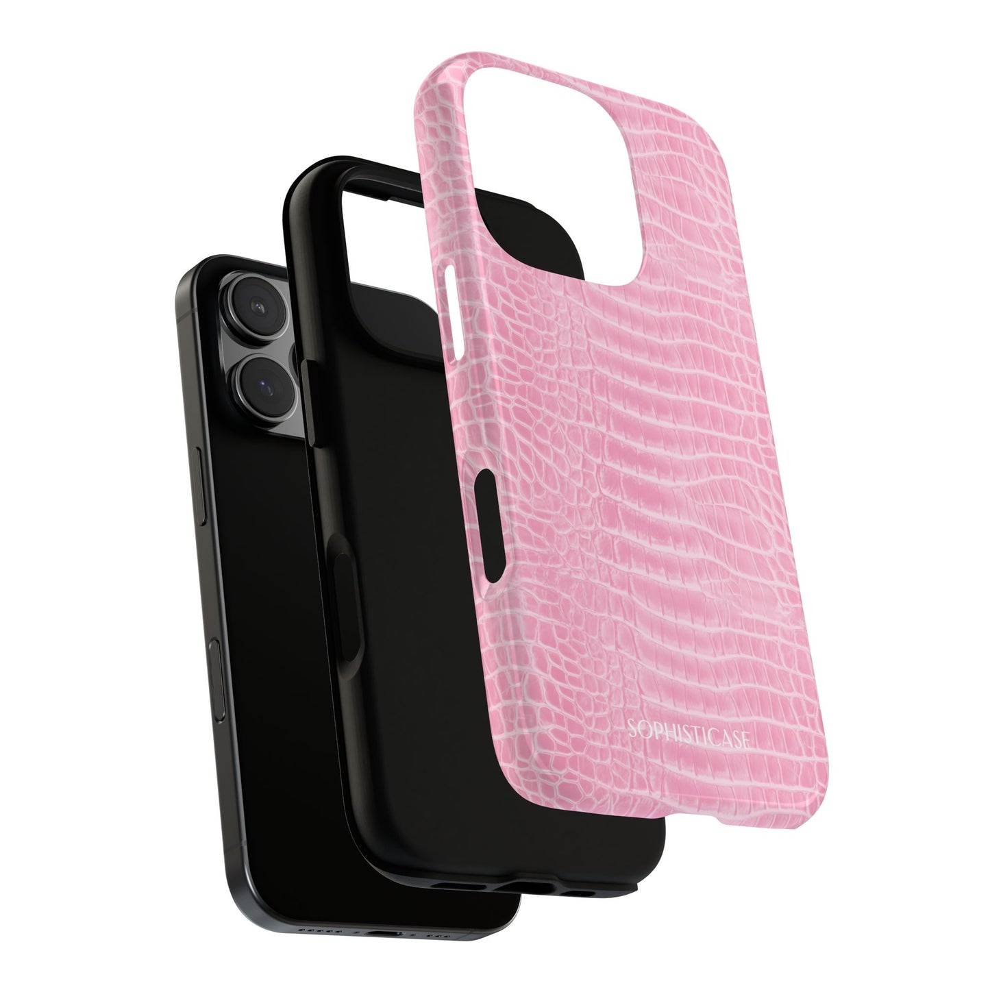 Luxe Leather in Pink - Tough Phone Case