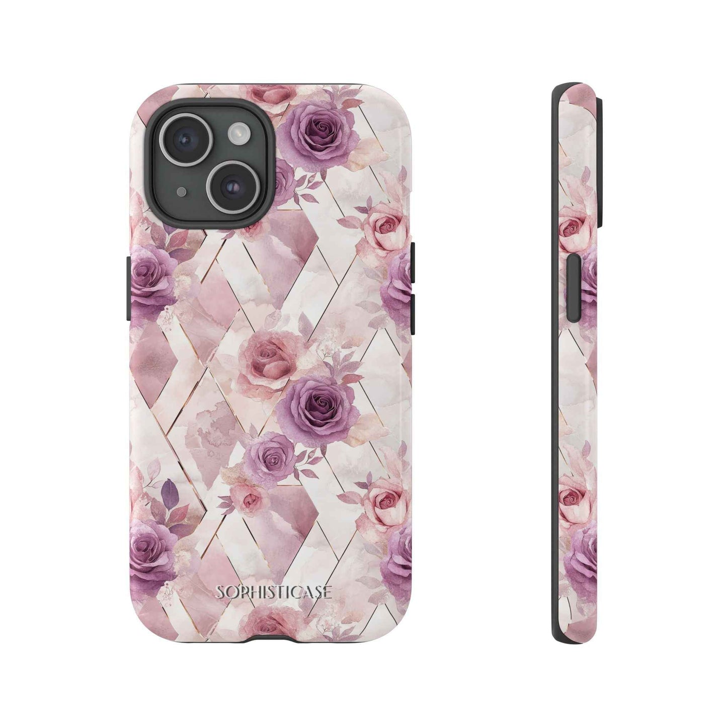 Royal Floral in Mauve Rose - Tough Phone Case