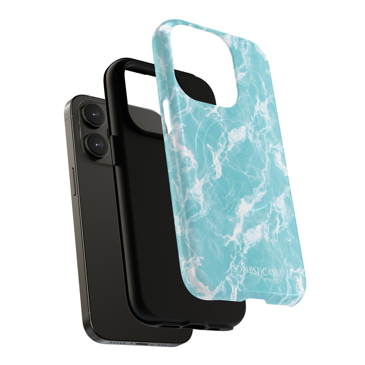 Marble Crush in Aqua - Magsafe Case