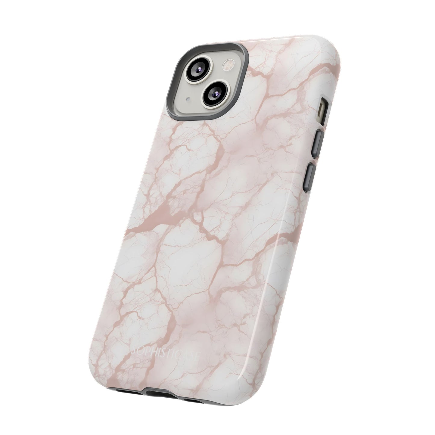 Marble Opulence in Neutral Beige - iPhone Case