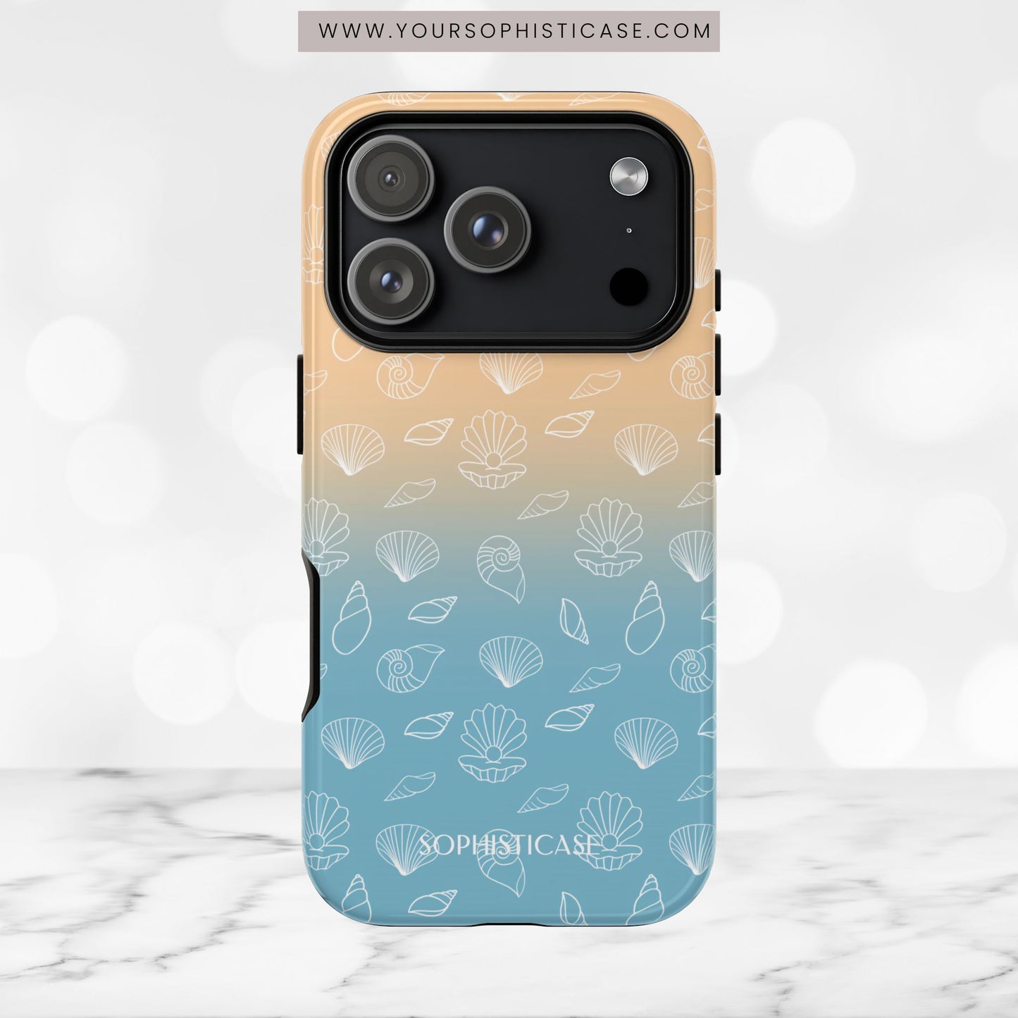 Seashell Society in Sandy Shore - iPhone Case