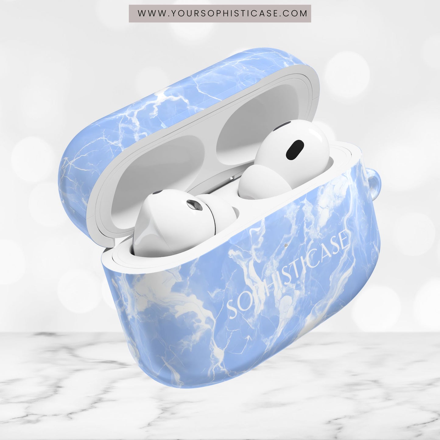 AirPod Cases - Marble Crush in Blue