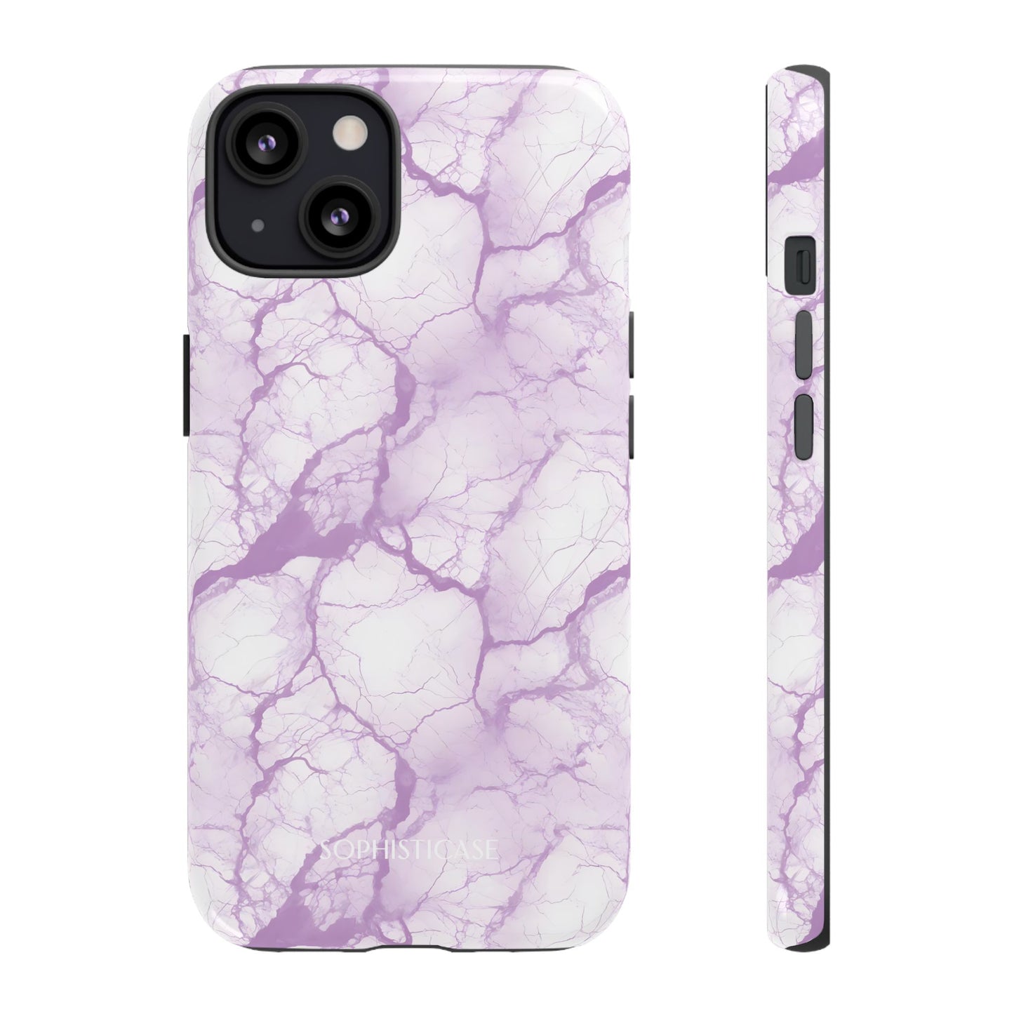 Marble Opulence in Purple - iPhone Case