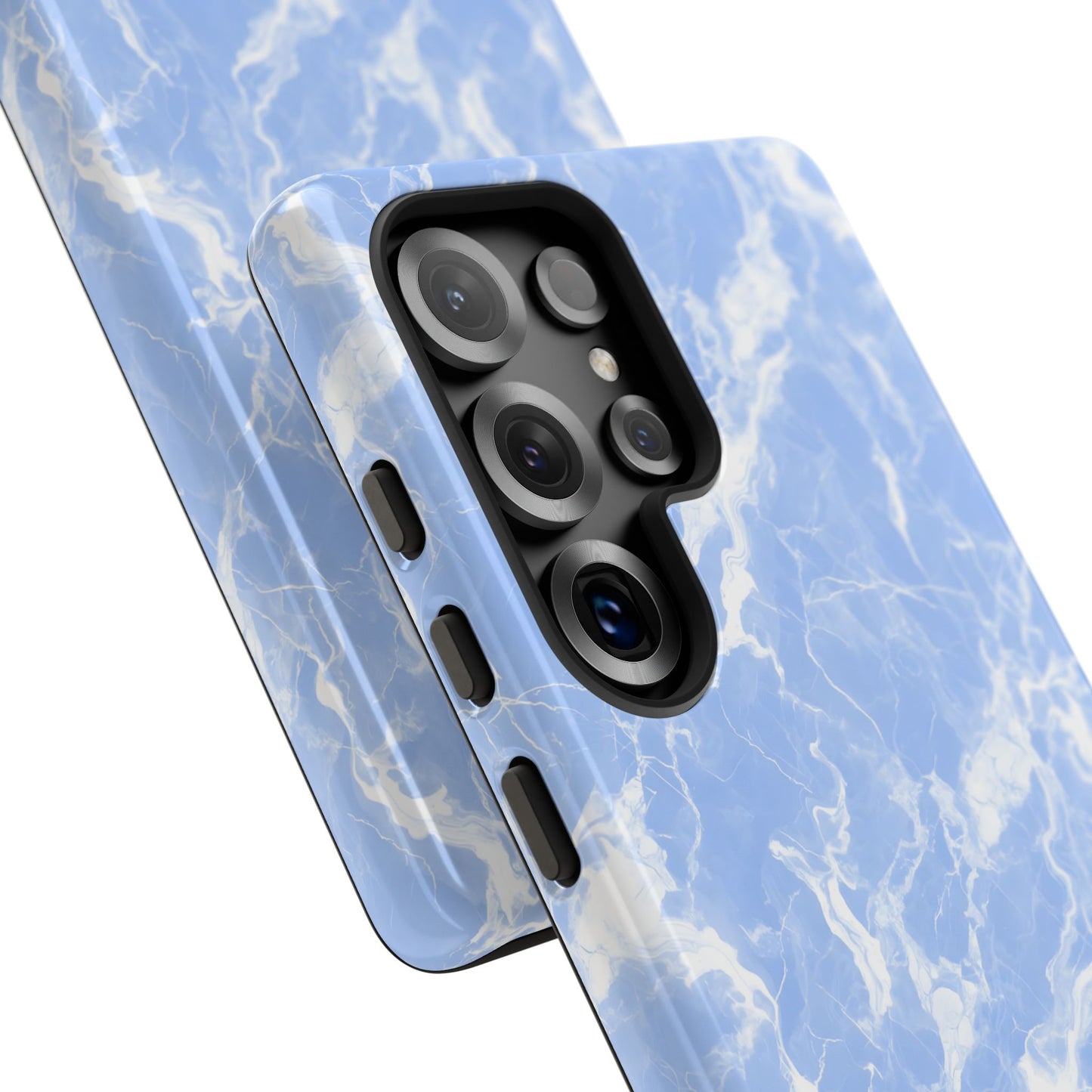 Marble Crush in Blue - Tough Phone Case