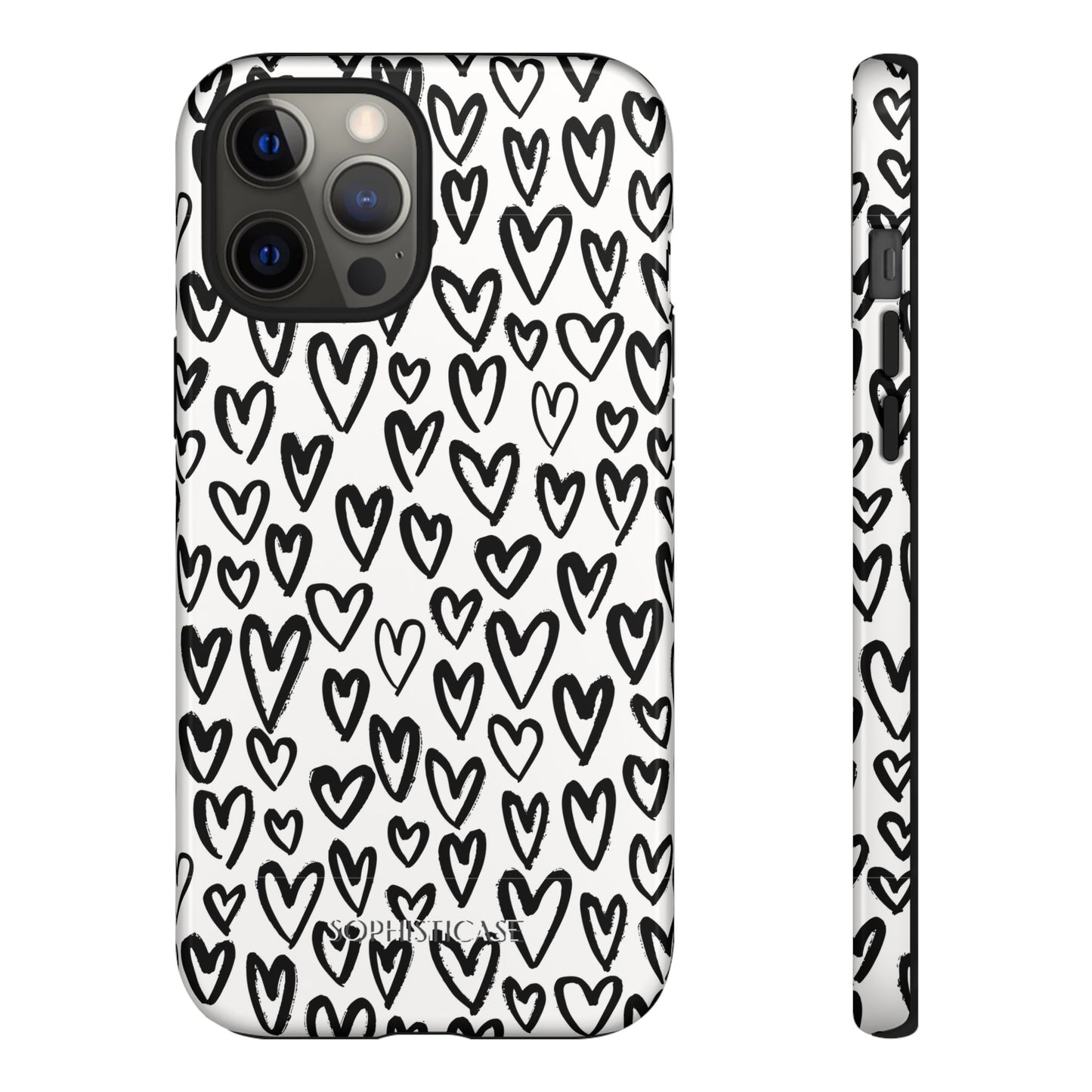 Dark Thoughts in Urban Heart - Tough Phone Case