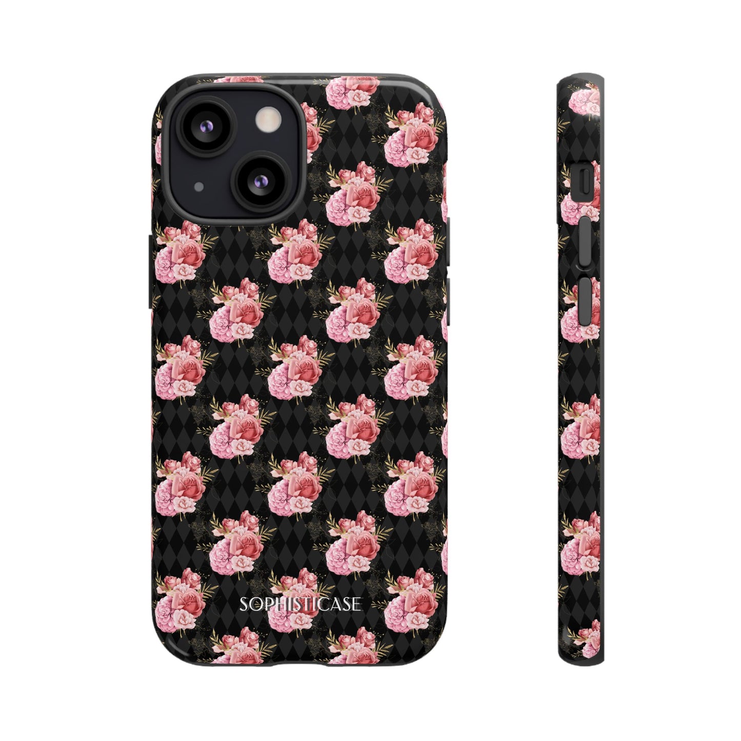 Rose Diamond Romance in Vivienne - Tough Phone Case