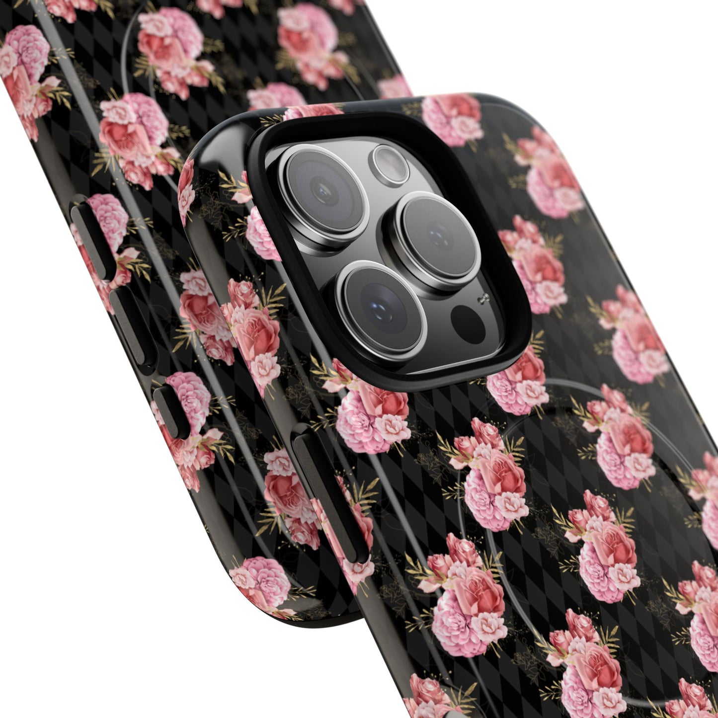 Rose Diamond Romance in Vivienne - Magsafe Phone Case