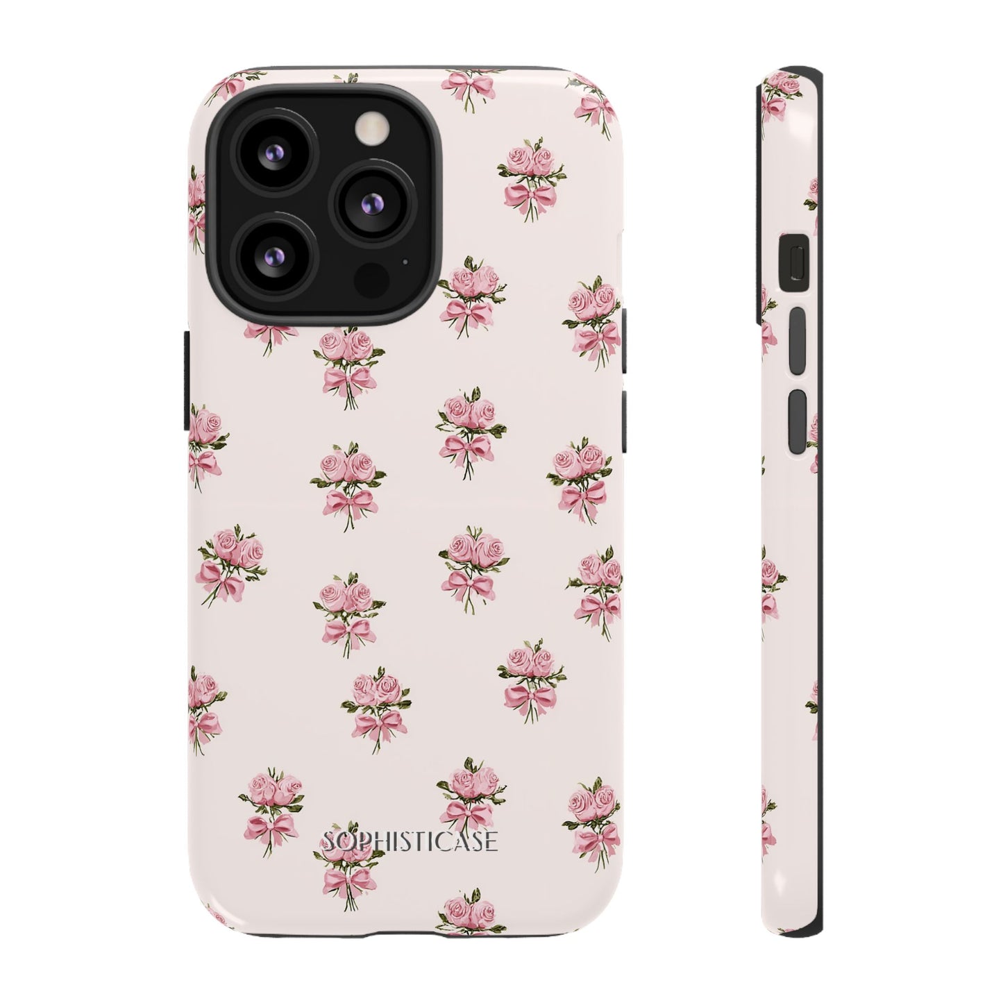The Sweetest Thing in Coquette Rose Bouquet - iPhone Case