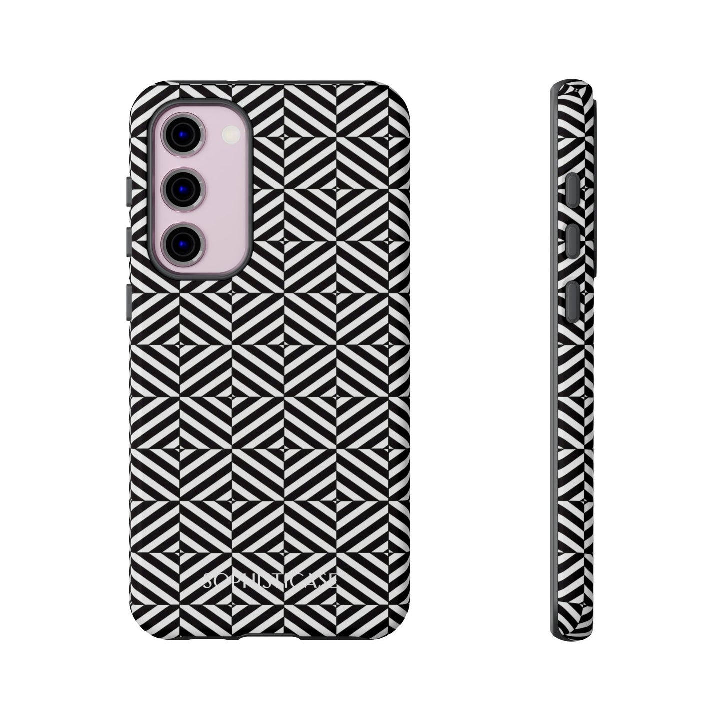 Illusions in Black - Tough Phone Case for Samsung Galaxy