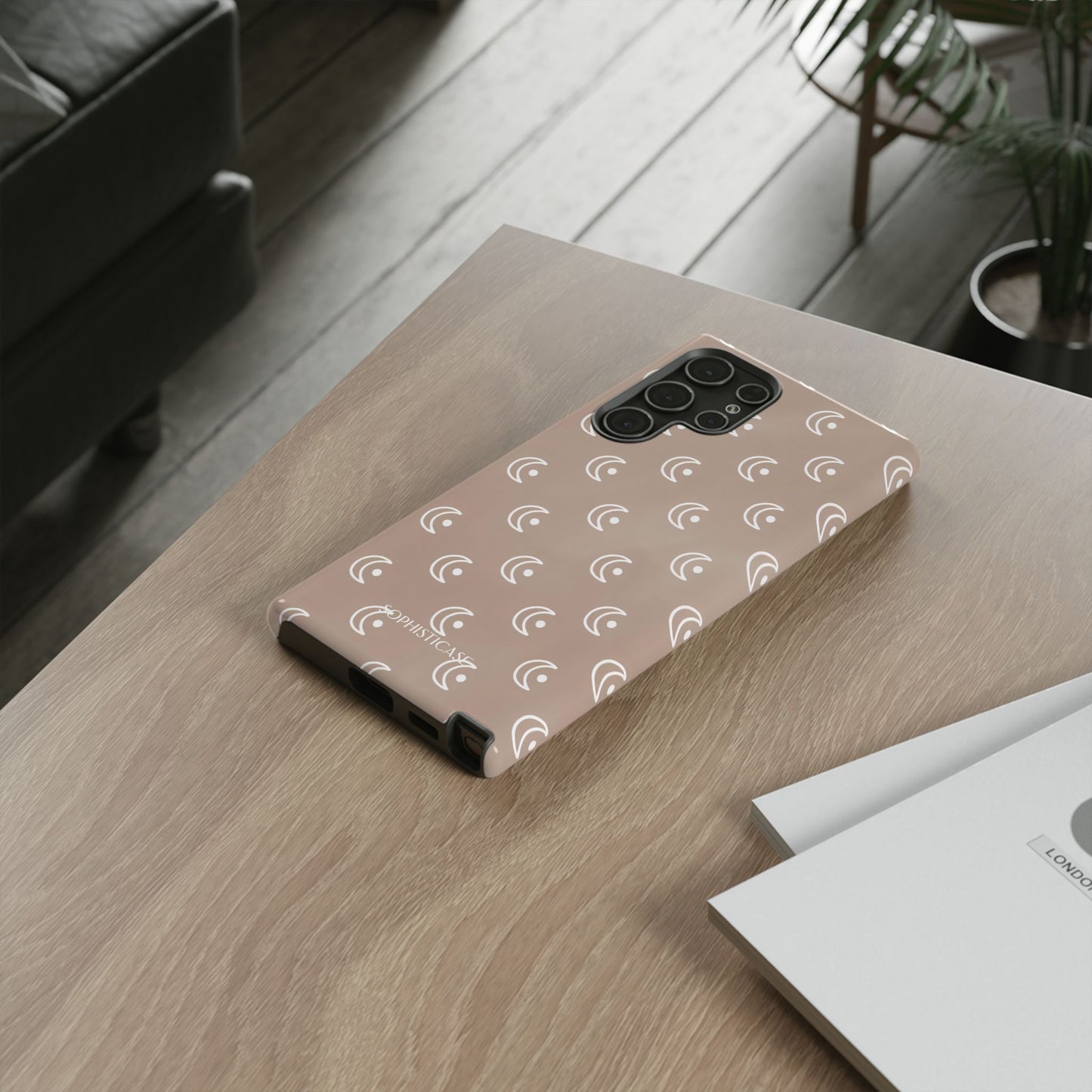 Moon Phase in Boho Brown - Samsung Galaxy Case