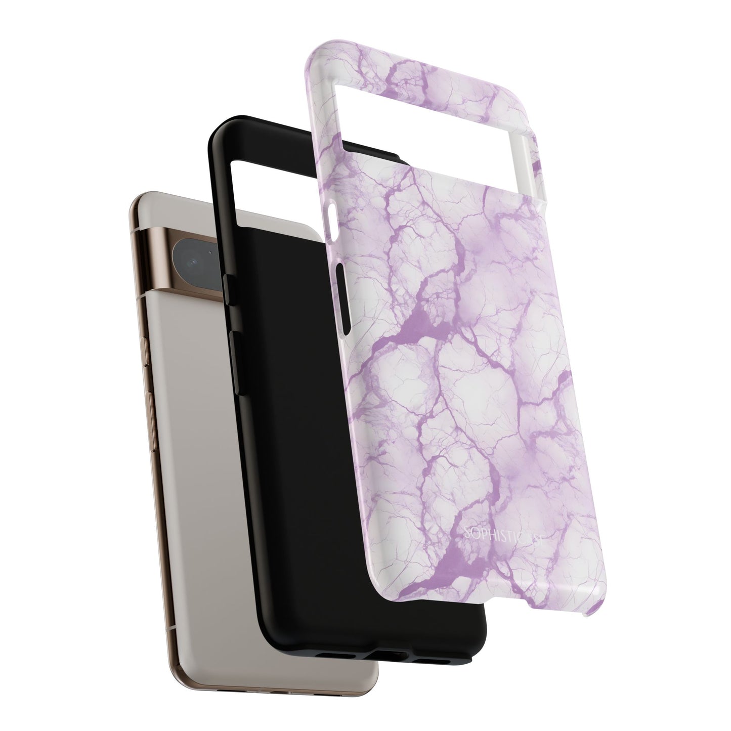 Marble Opulence in Purple - Google Pixel Case