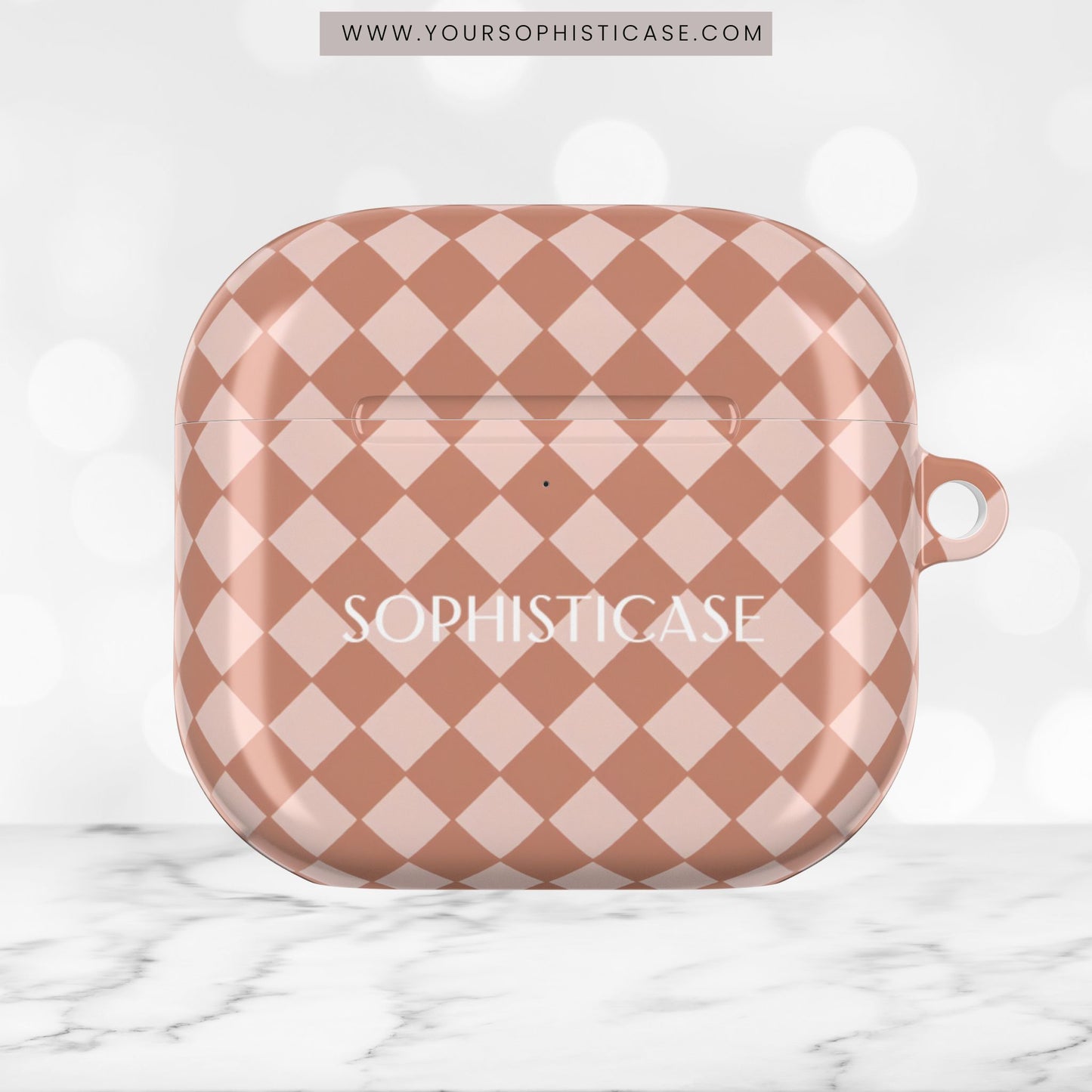 AirPod Cases - Diamond Diva in Neutral Brown