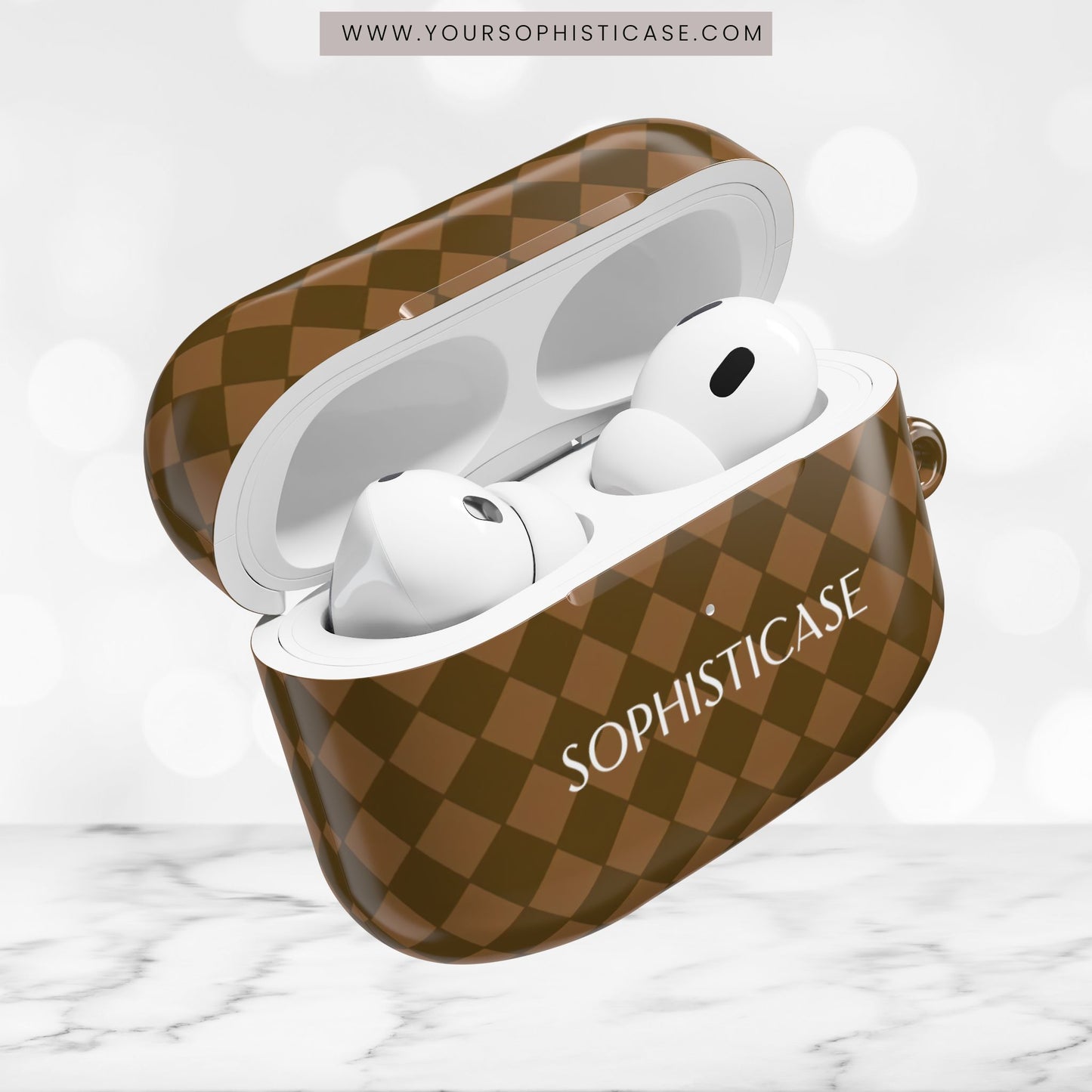 AirPod Cases - Diamond Diva in Brown