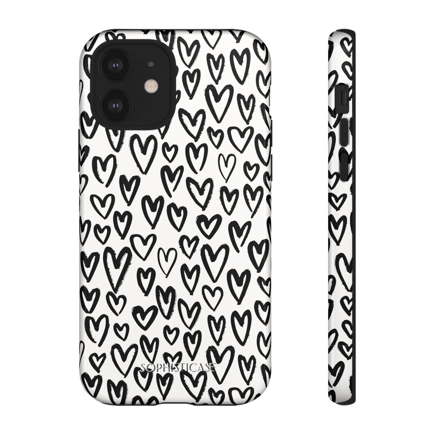 Dark Thoughts in Urban Heart - Tough Phone Case