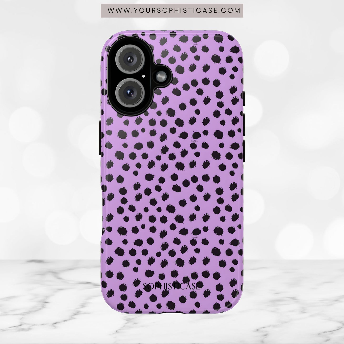 Cheetahs and Liars in Purple - iPhone Case