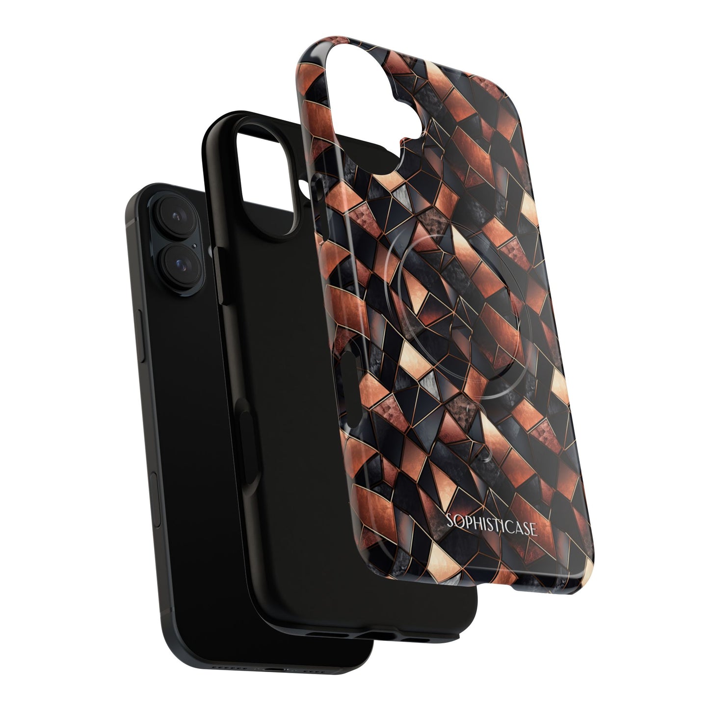 Rose' Runway in Noir Mosaic - Magsafe Case