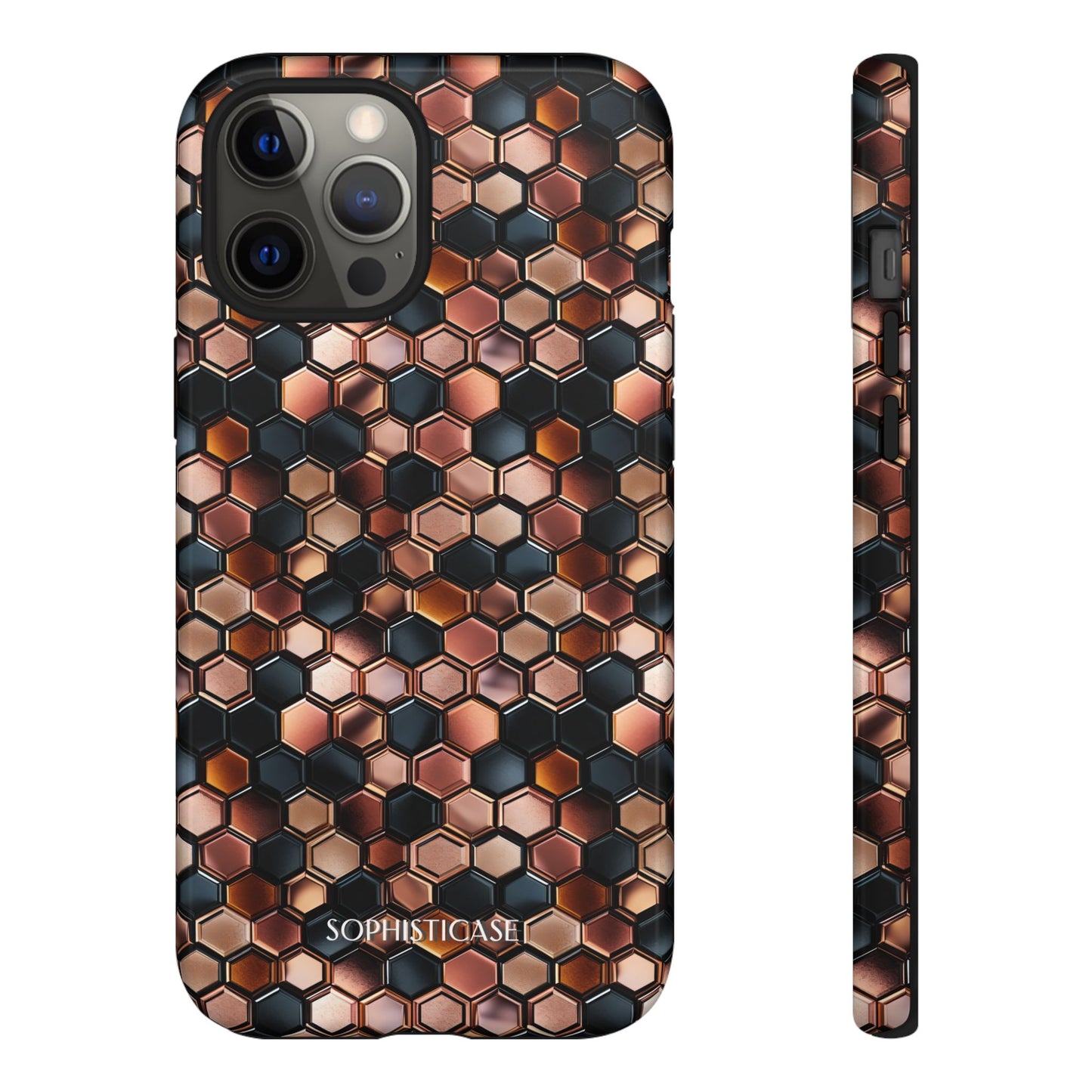 Rose' Runway in Honeycomb Mosaic - Tough Phone Case