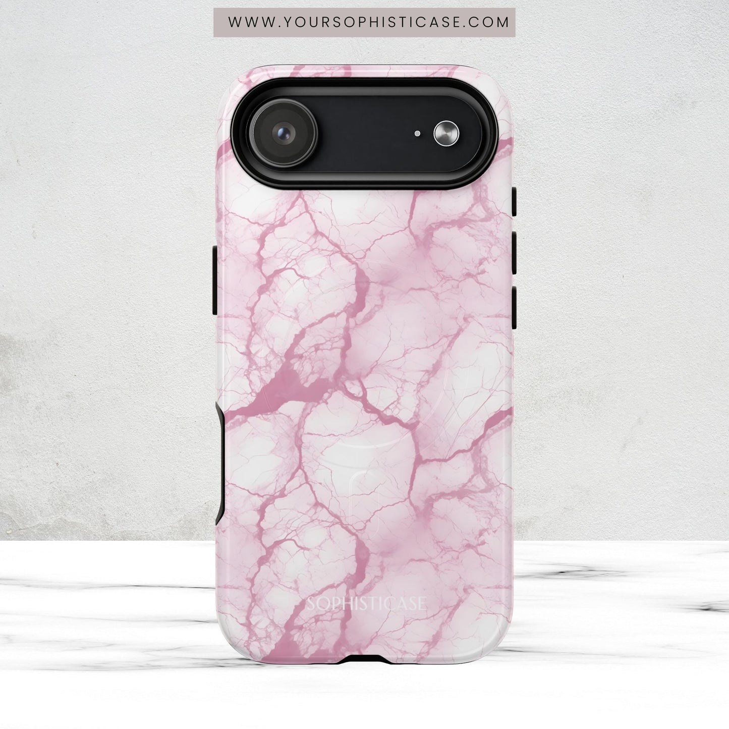 Marble Opulence in Pink - Magsafe Case