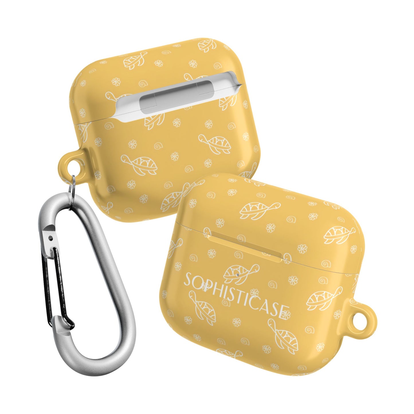 AirPod Cases - Turtle Island in Yellow