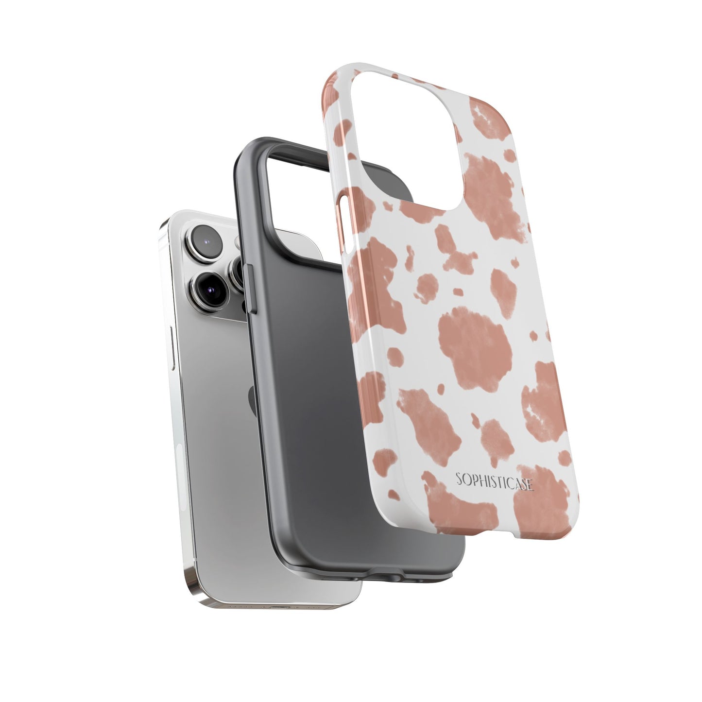 Holy Cow in Light Brown - iPhone Case