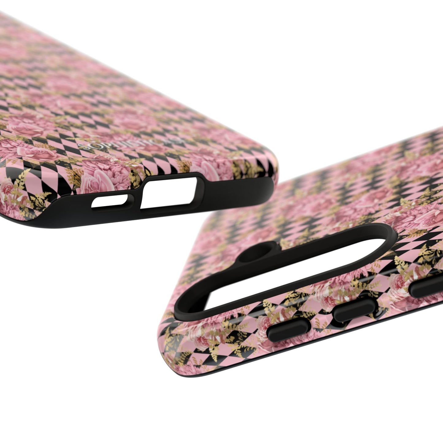 Rose Diamond Romance in Isolde - Tough Phone Case