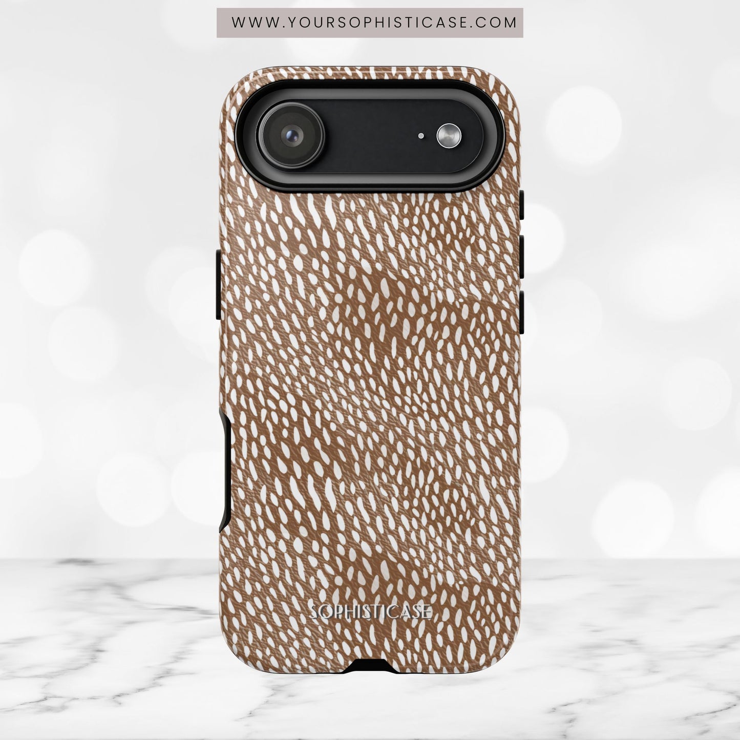 Oh Deer! in Brown- Tough Phone Case