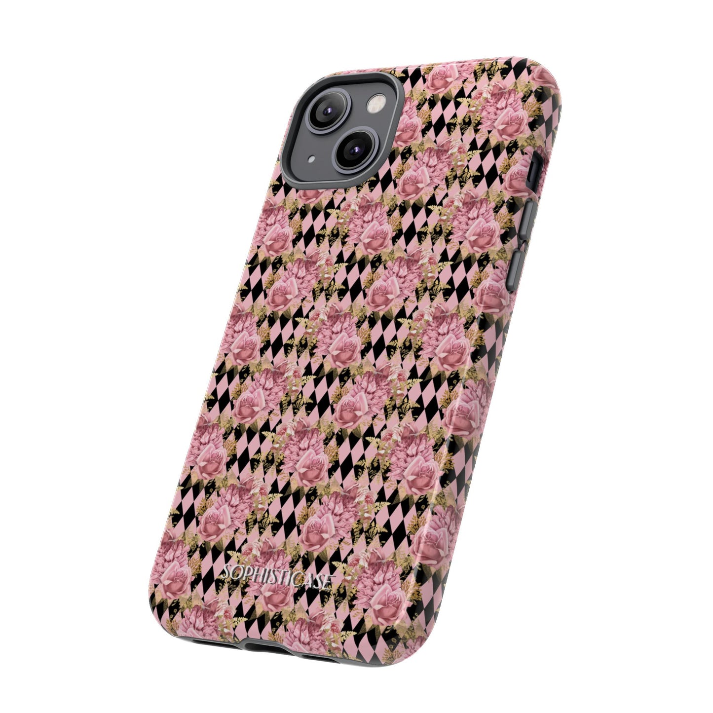 Rose Diamond Romance in Isolde - iPhone Case