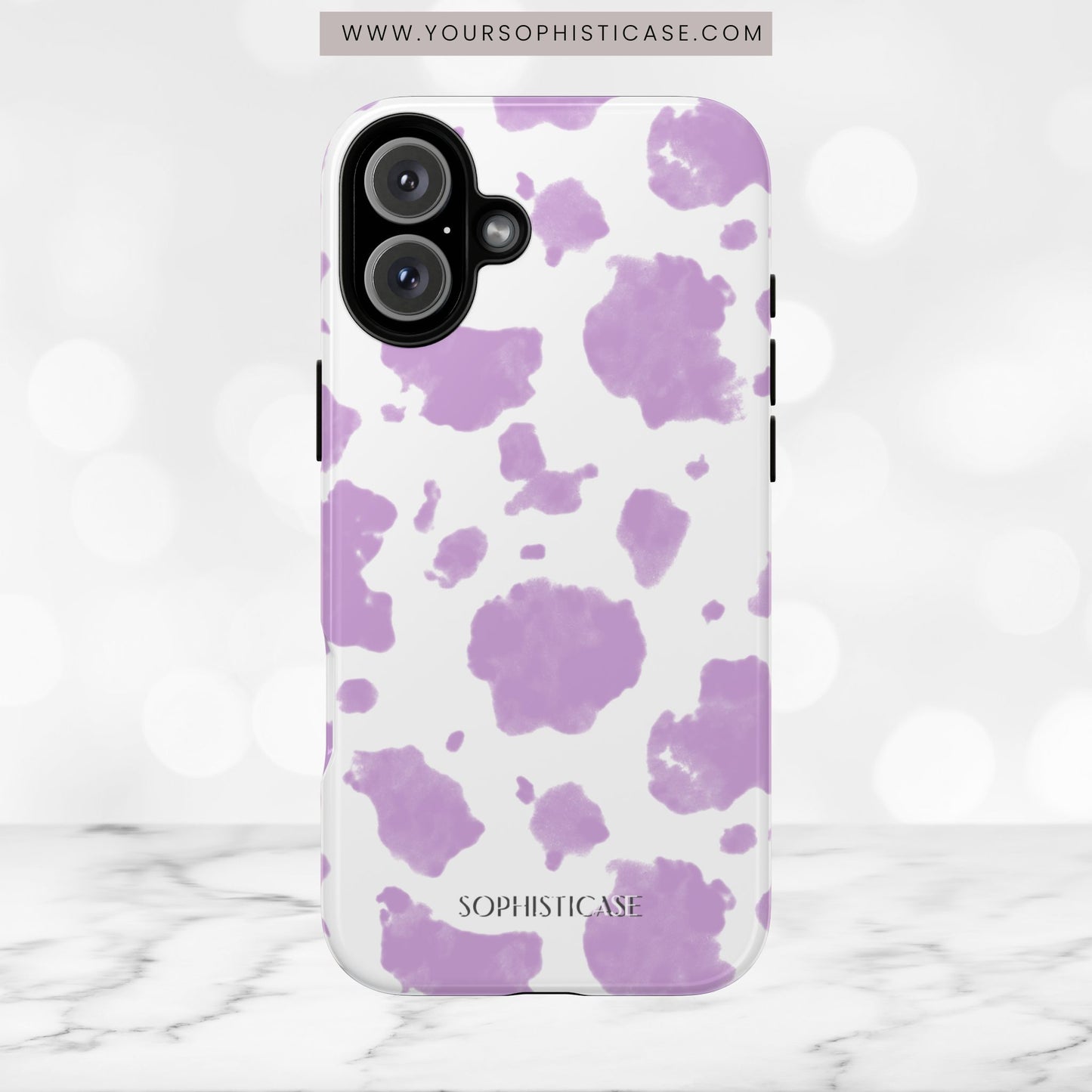 Holy Cow in Purple - iPhone Case