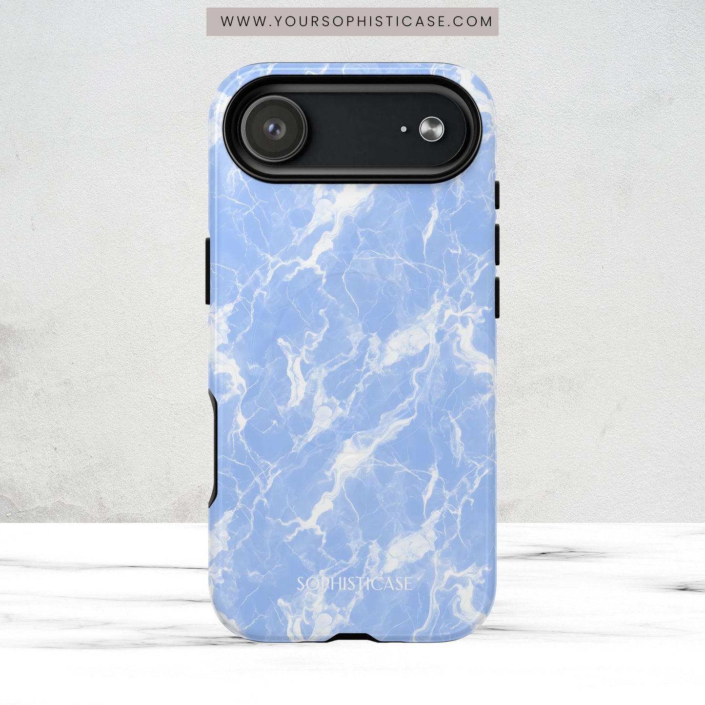 Marble Crush in Blue - Magsafe Case
