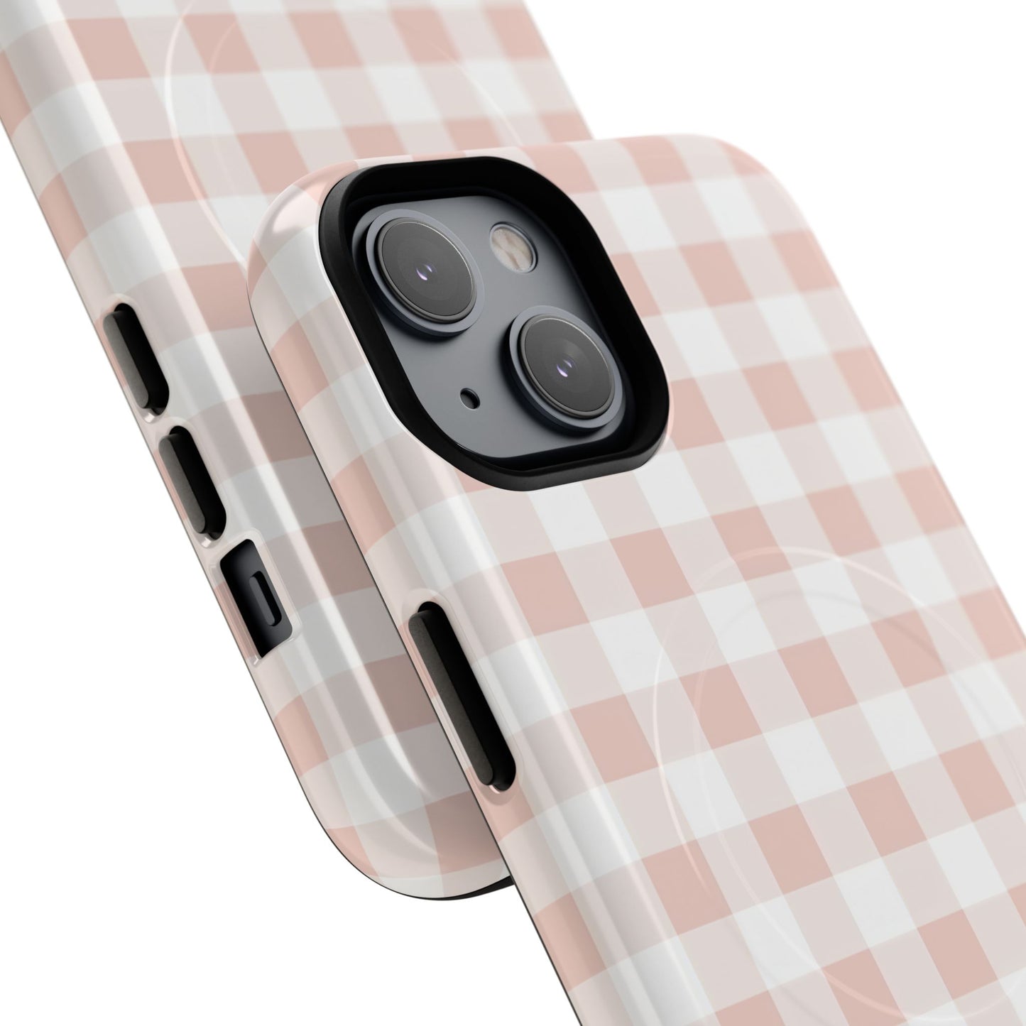 Gingham in Neutral Beige - Magsafe Case