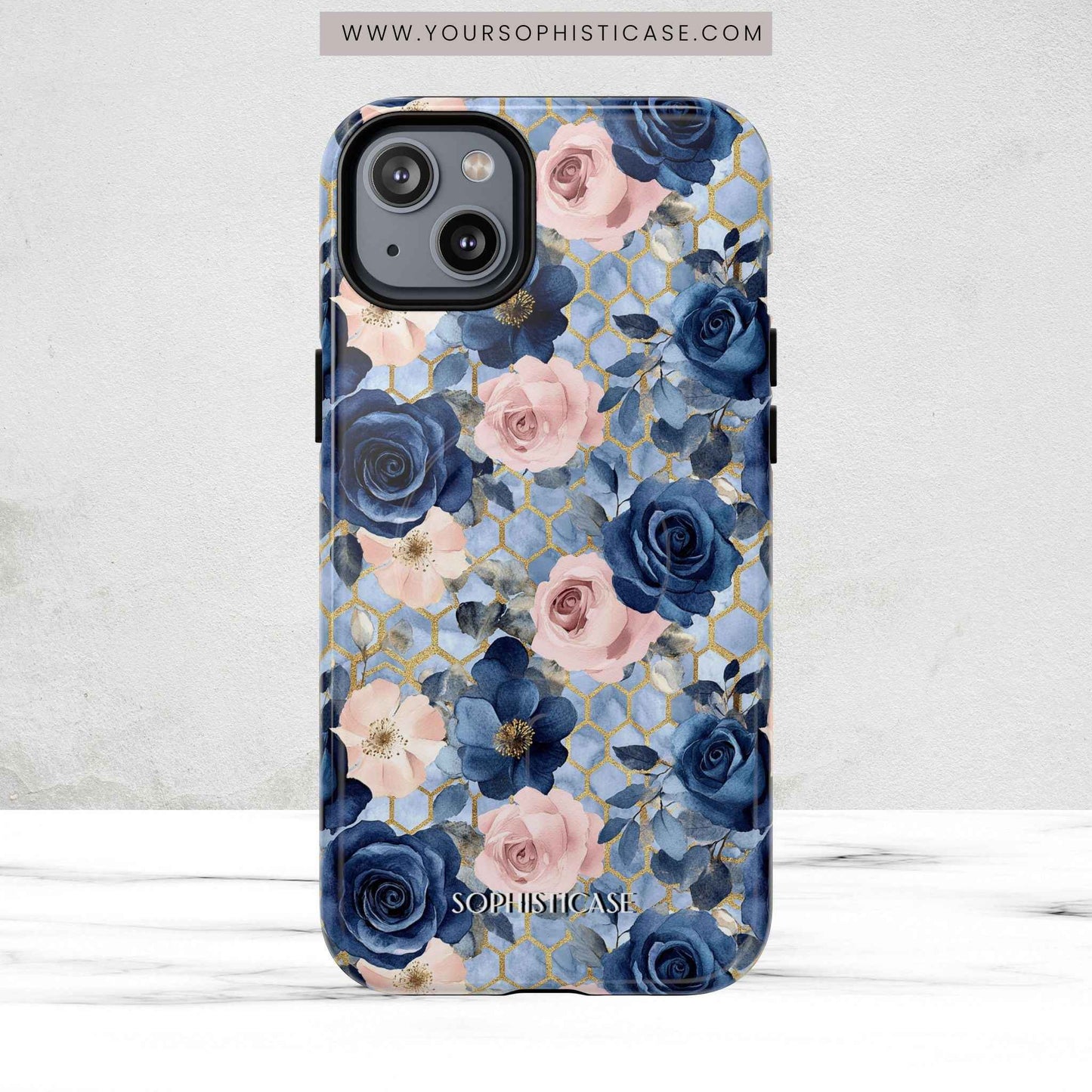 Royal Floral in Gilded Sky - iPhone Magsafe Case