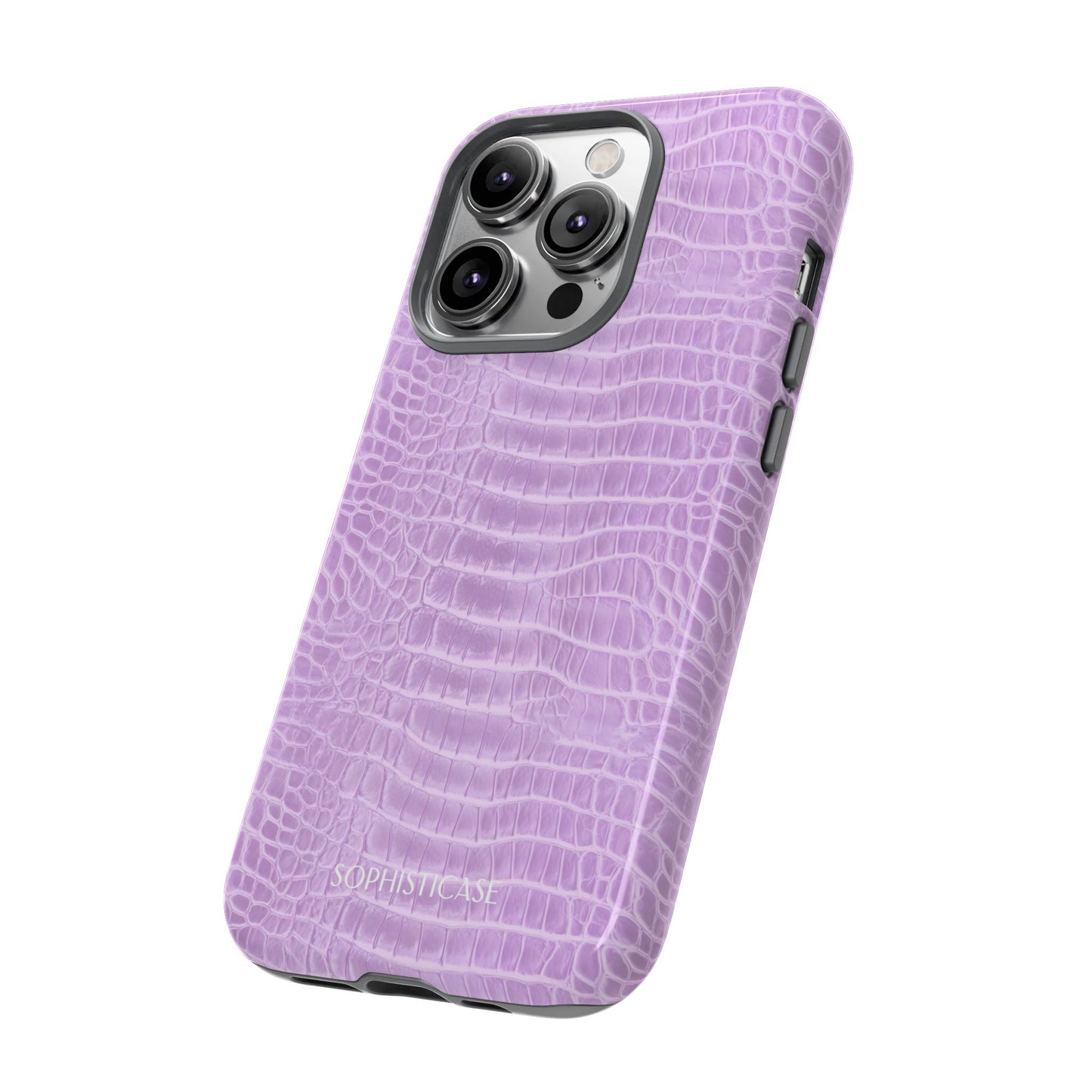 Luxe Leather in Purple - iPhone Case