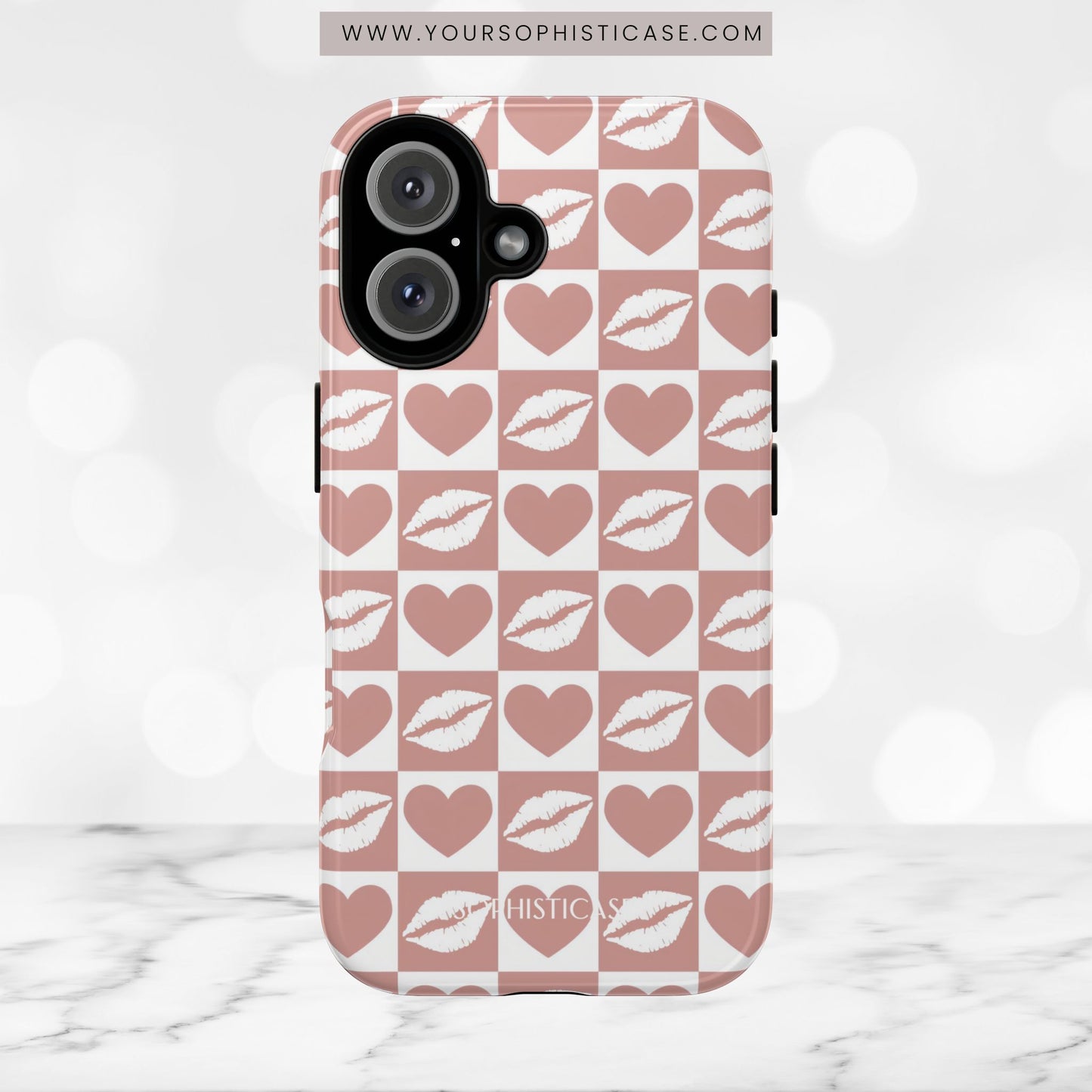 Belle Amie in Neutral Brown - Tough Phone Case